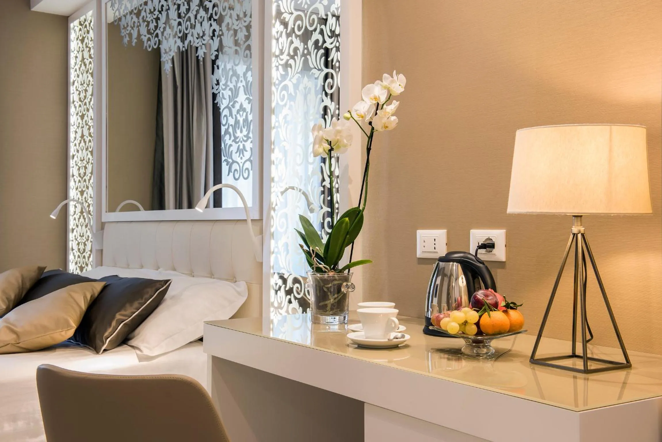 Decorative detail, Bed in Residenza Venti Settembre