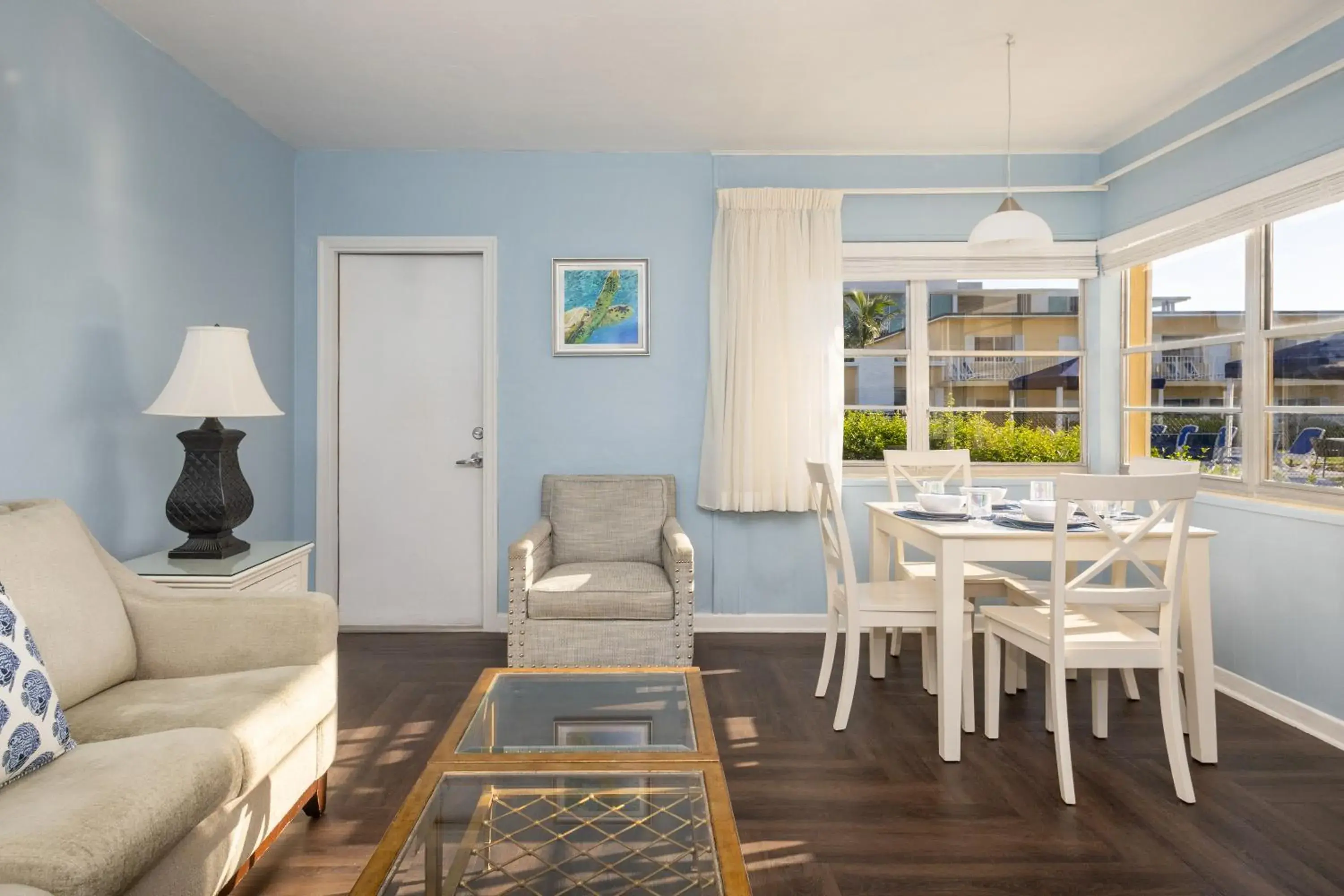 Living room in Delray Breakers on the Ocean Living room in Delray Breakers on the Ocean