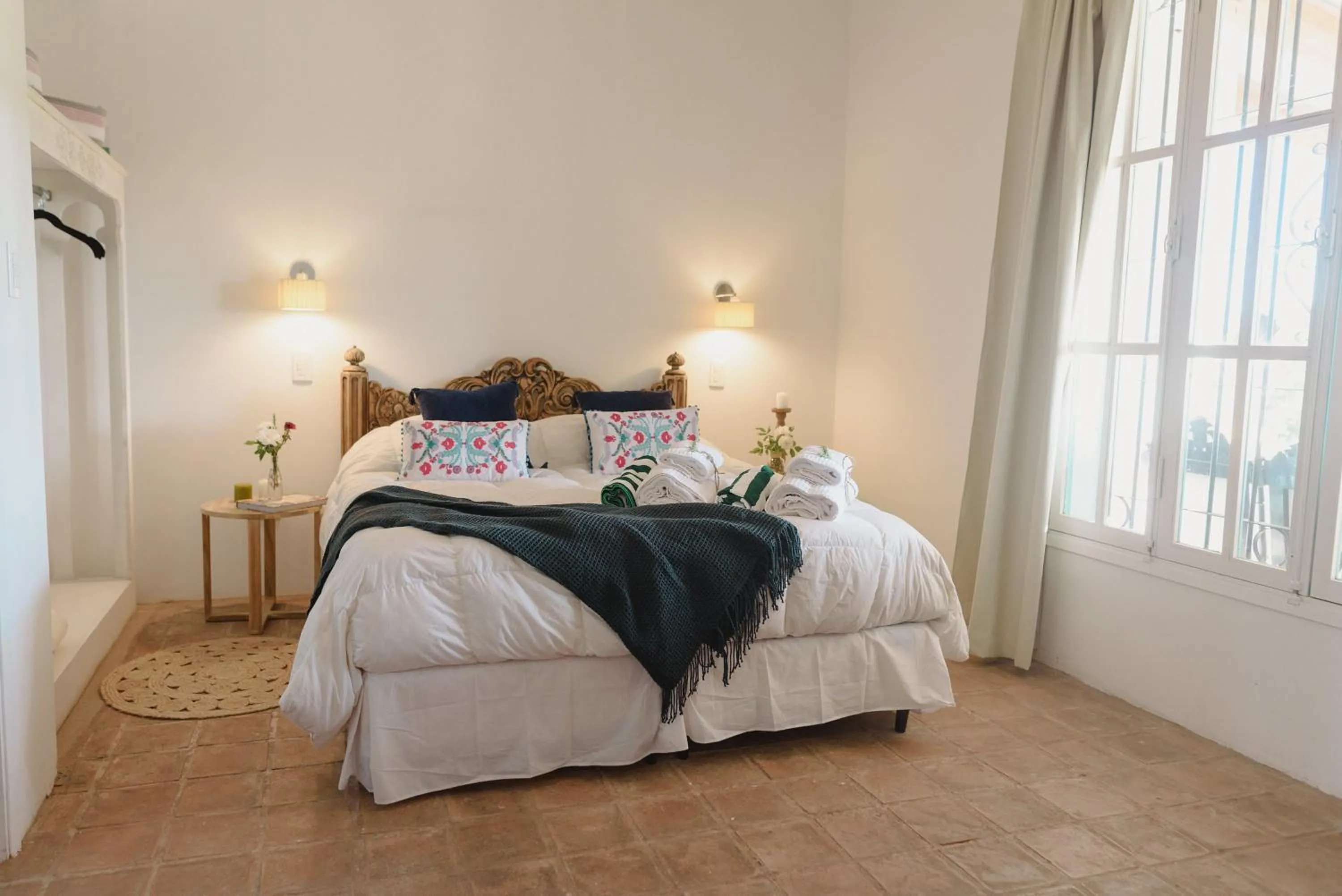 Bed in Villa Trinidad Guesthouse