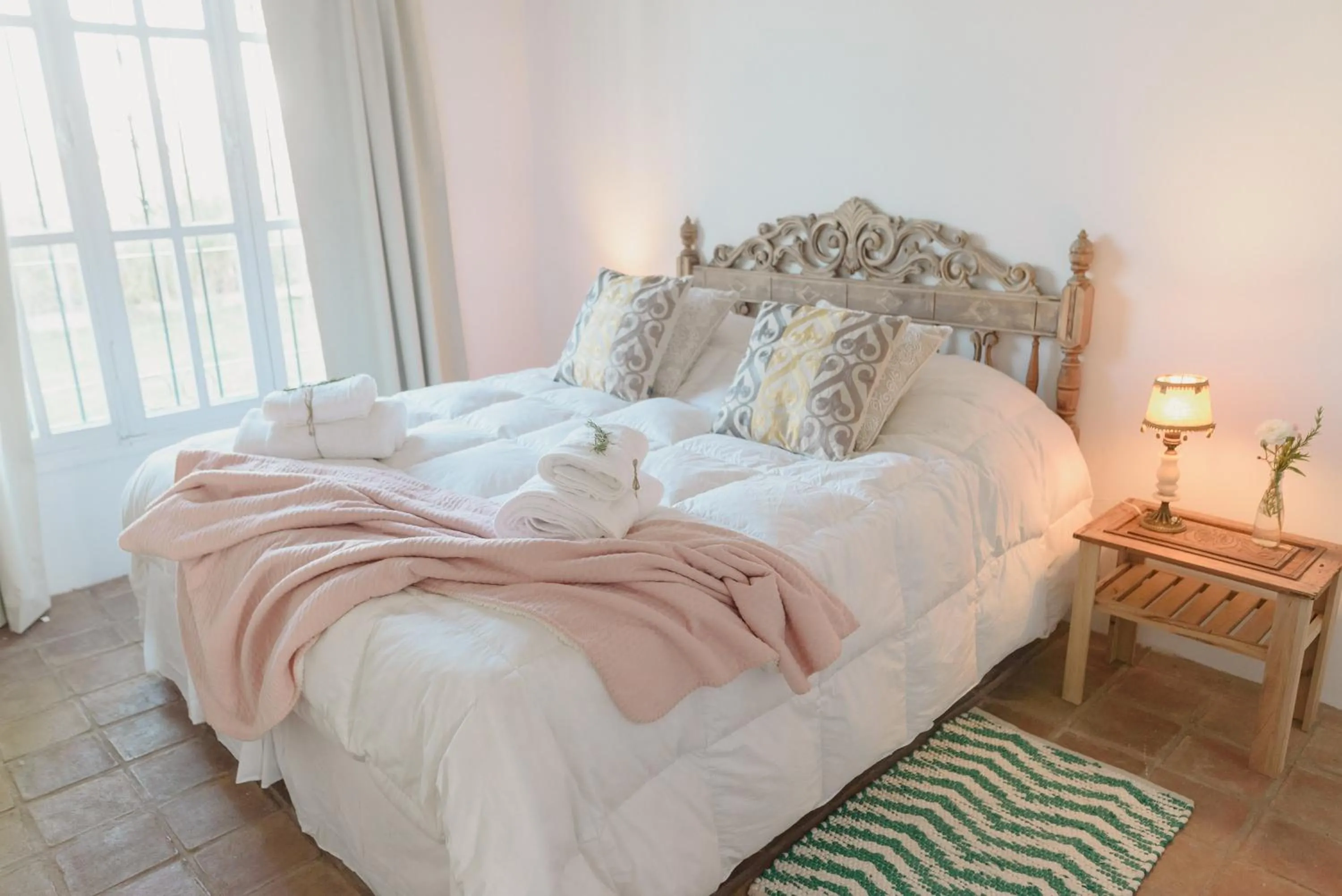 Bed in Villa Trinidad Guesthouse