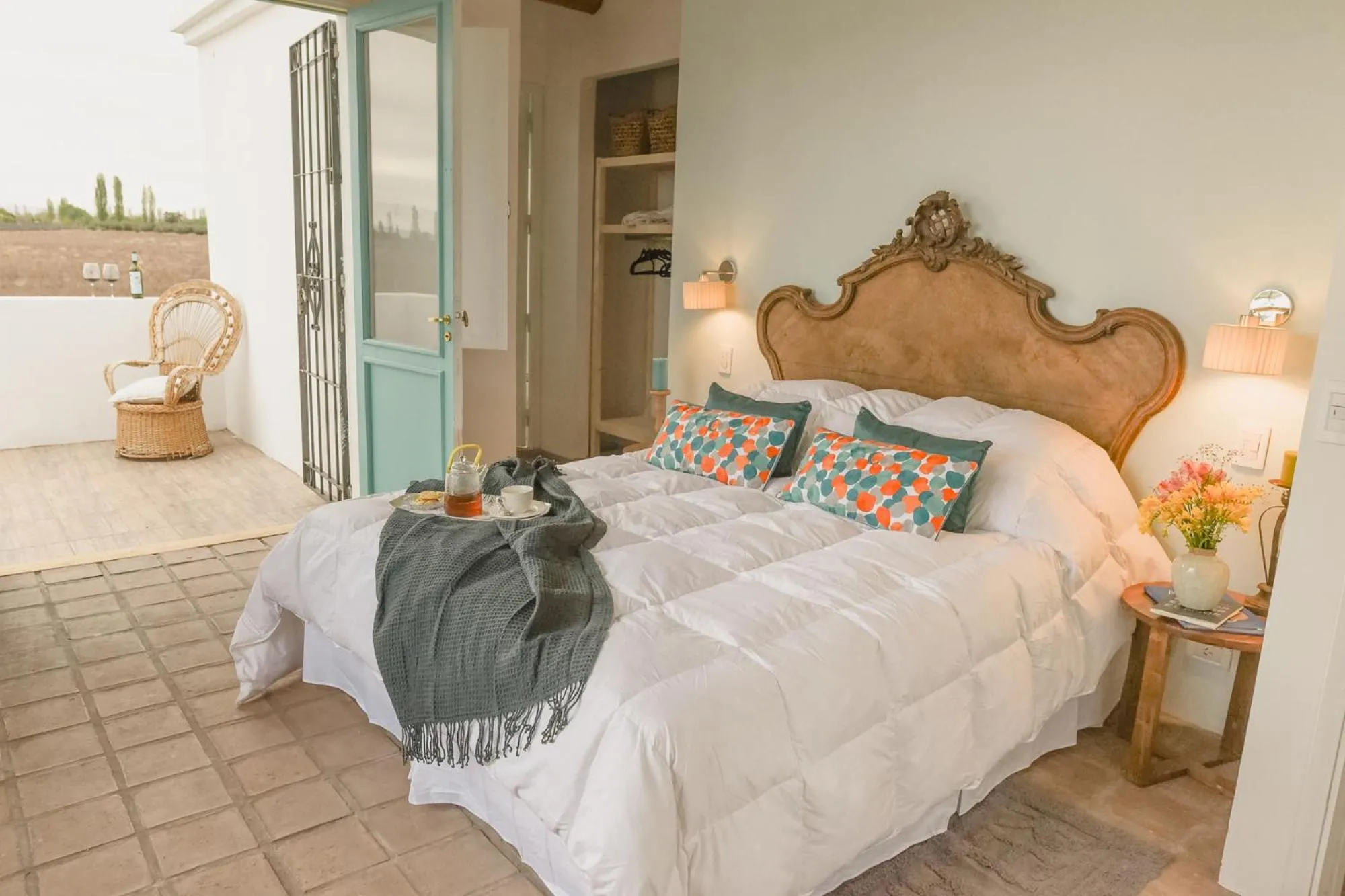 Bed in Villa Trinidad Guesthouse