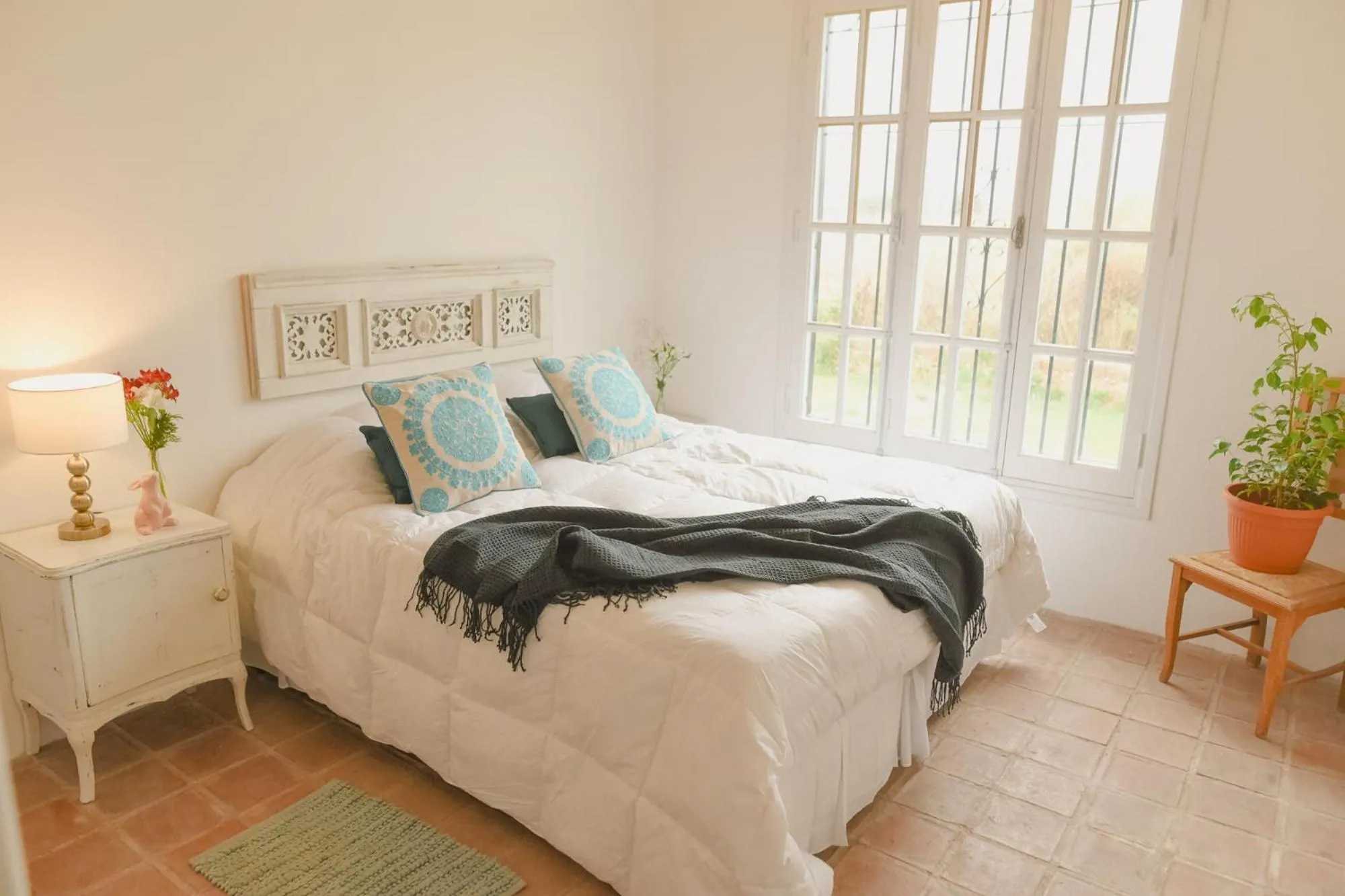 Bed in Villa Trinidad Guesthouse