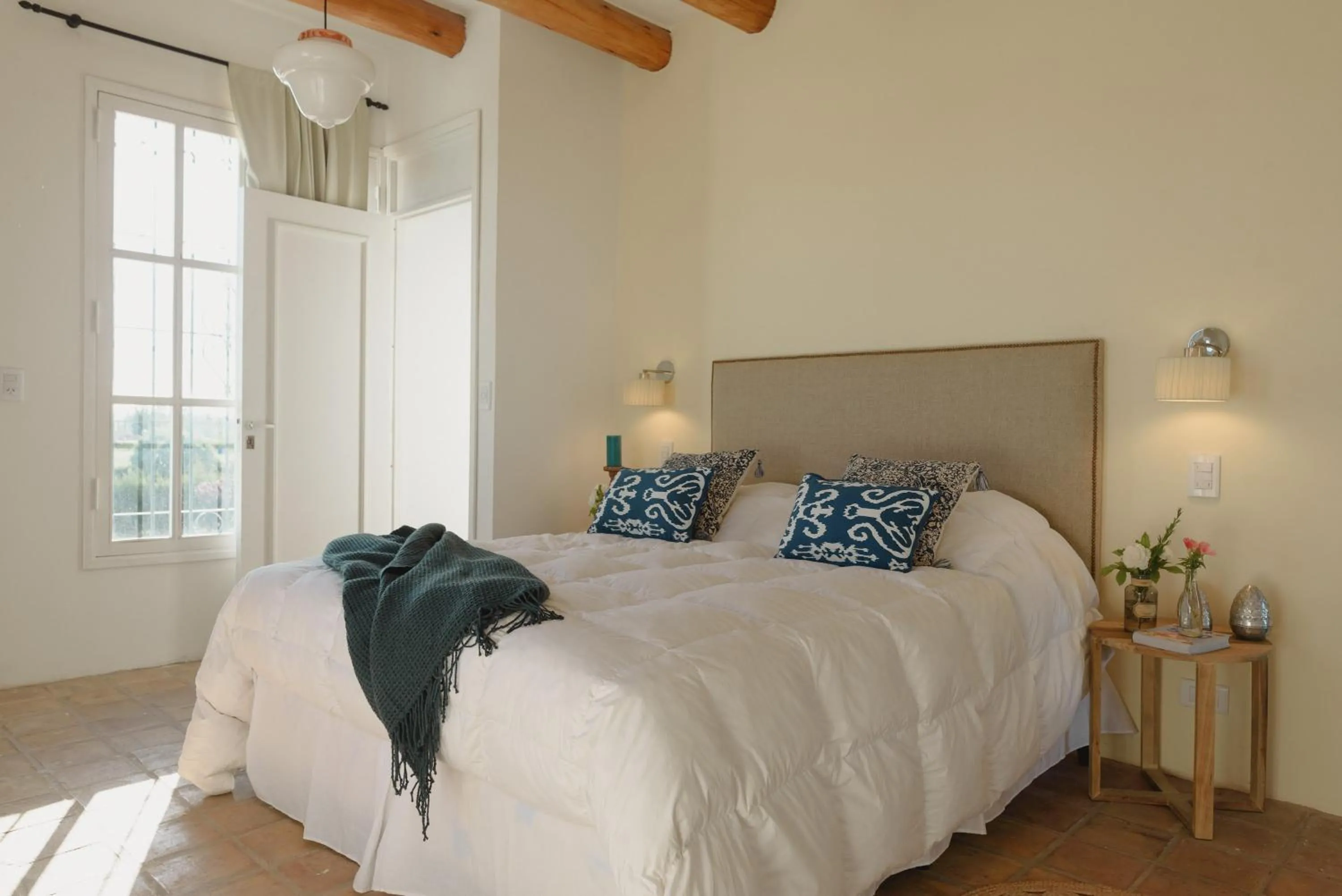 Bed in Villa Trinidad Guesthouse