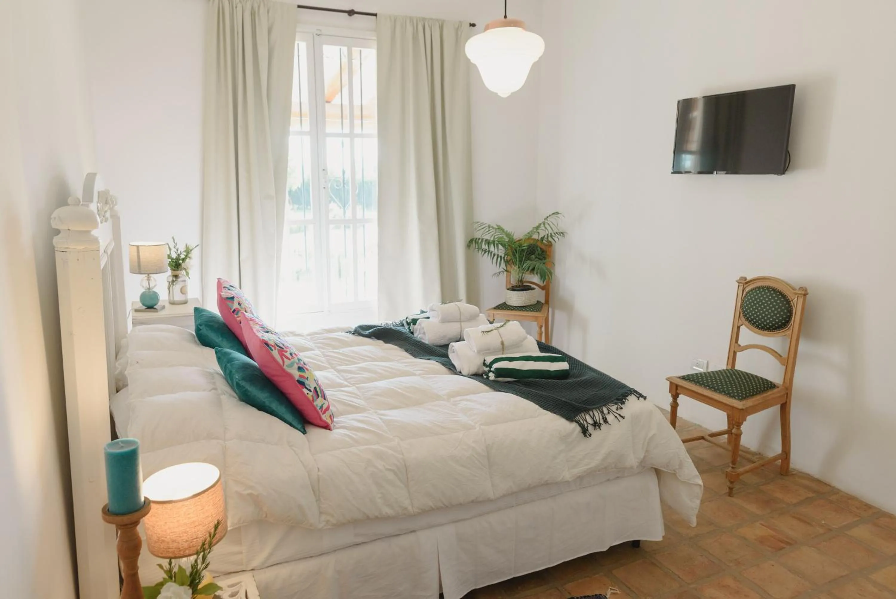 Bed in Villa Trinidad Guesthouse