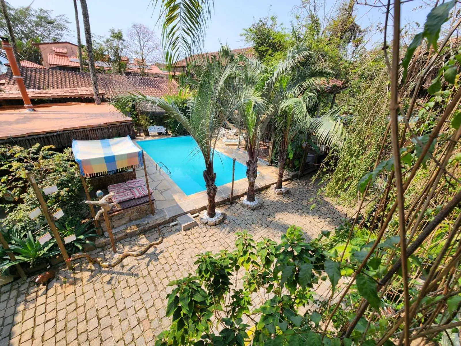 Garden in Pousada Papaya Container