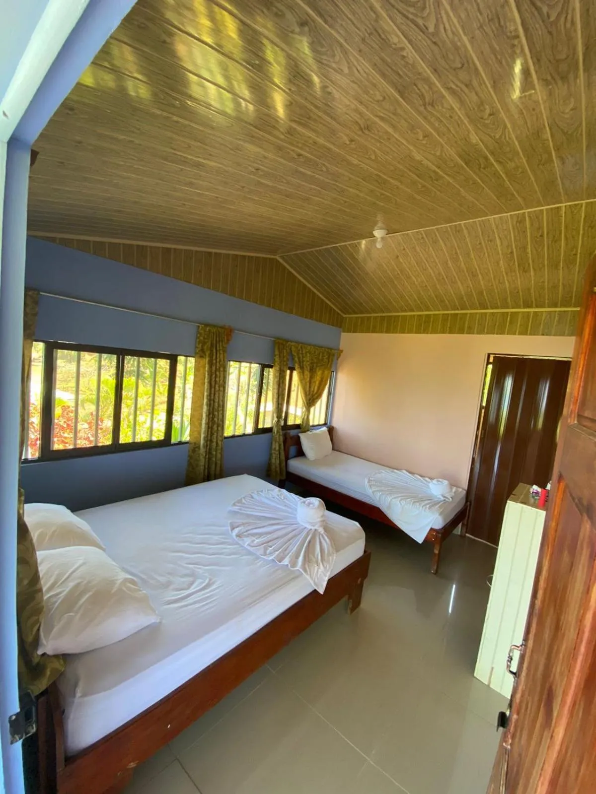 Bed in Hotel Rancho Corcovado