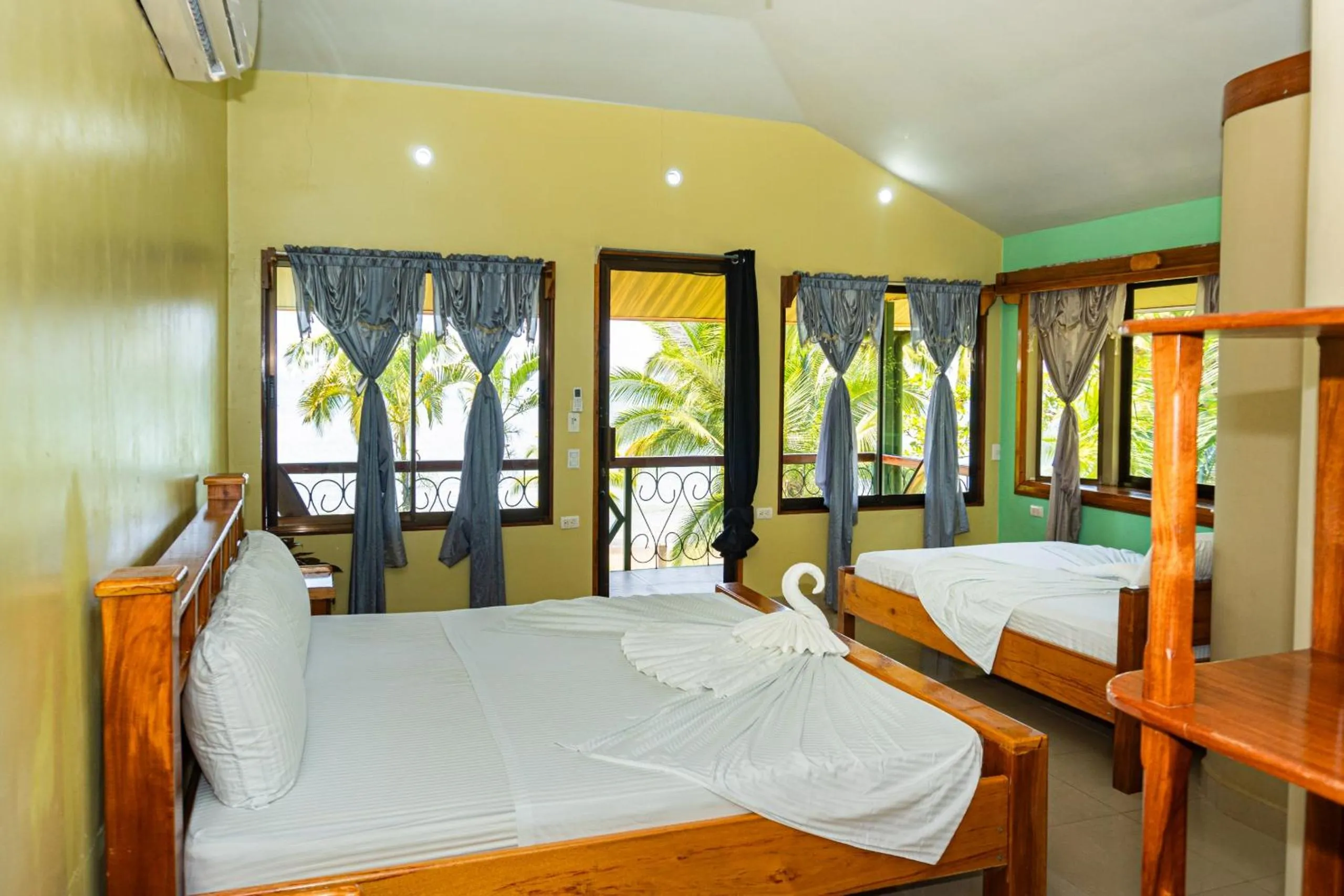 Bed in Hotel Rancho Corcovado