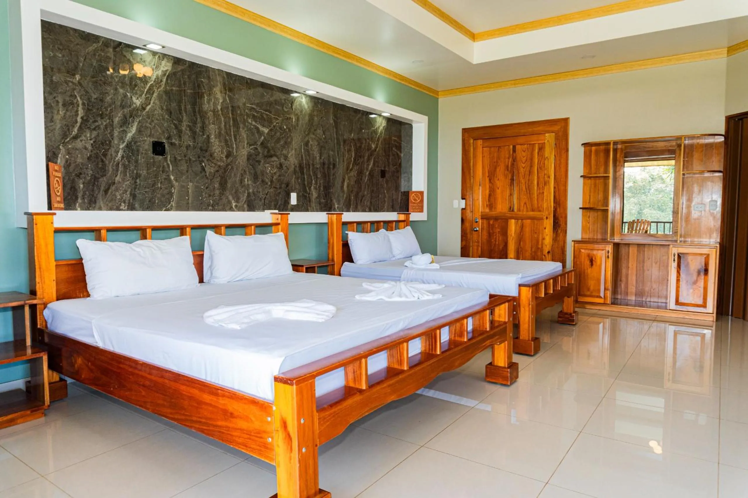 Bed in Hotel Rancho Corcovado