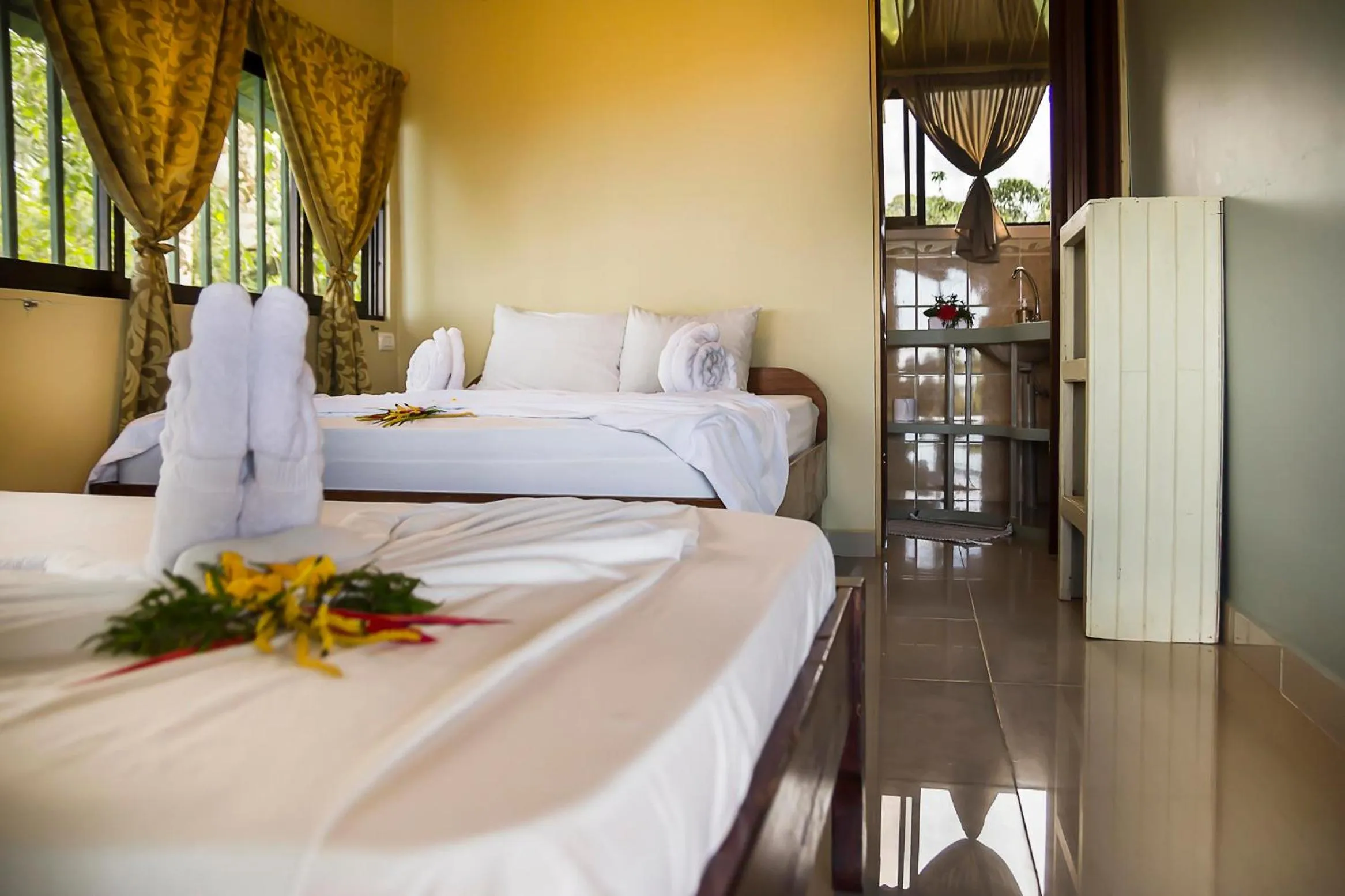 Bedroom, Bed in Hotel Rancho Corcovado