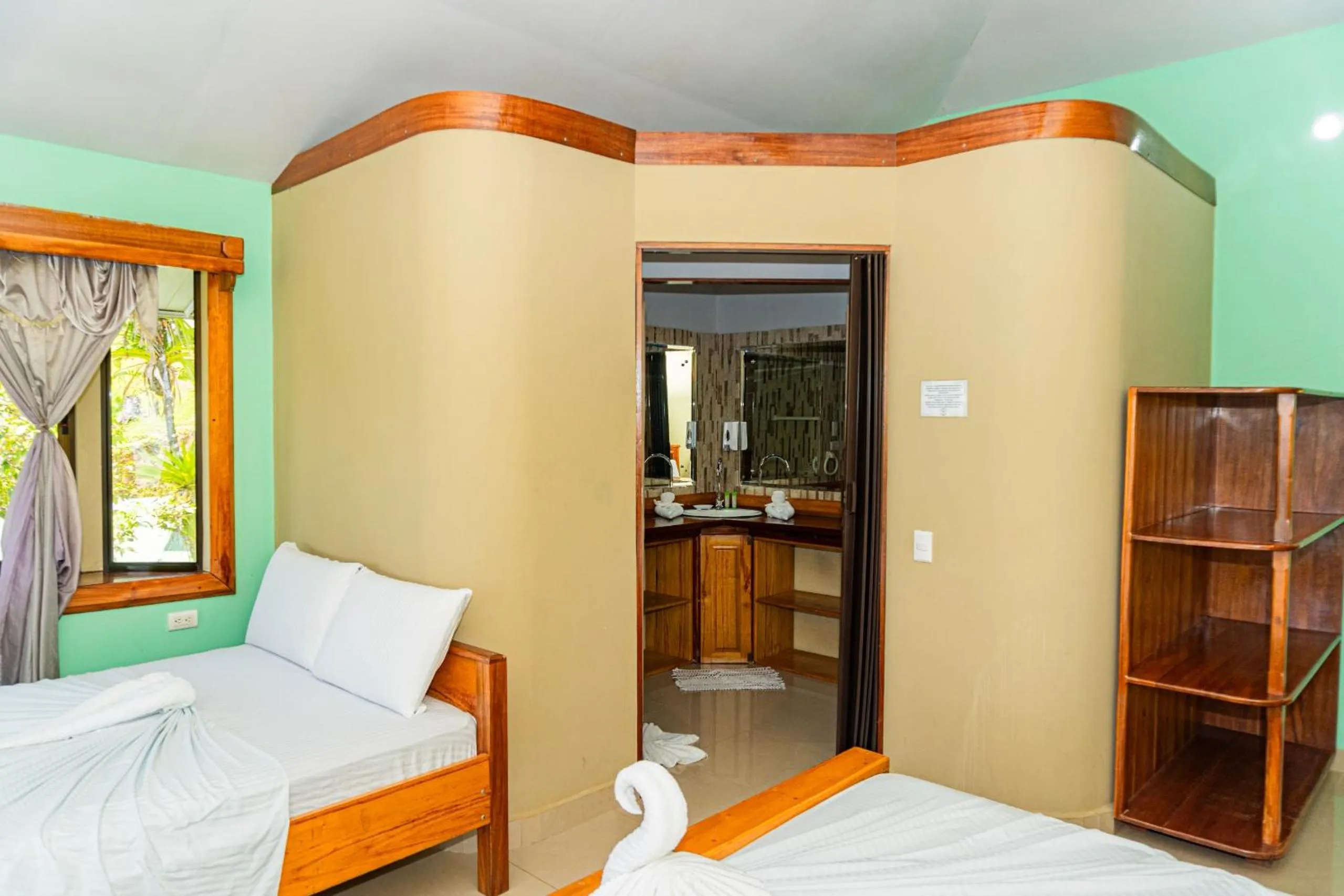 Bed in Hotel Rancho Corcovado