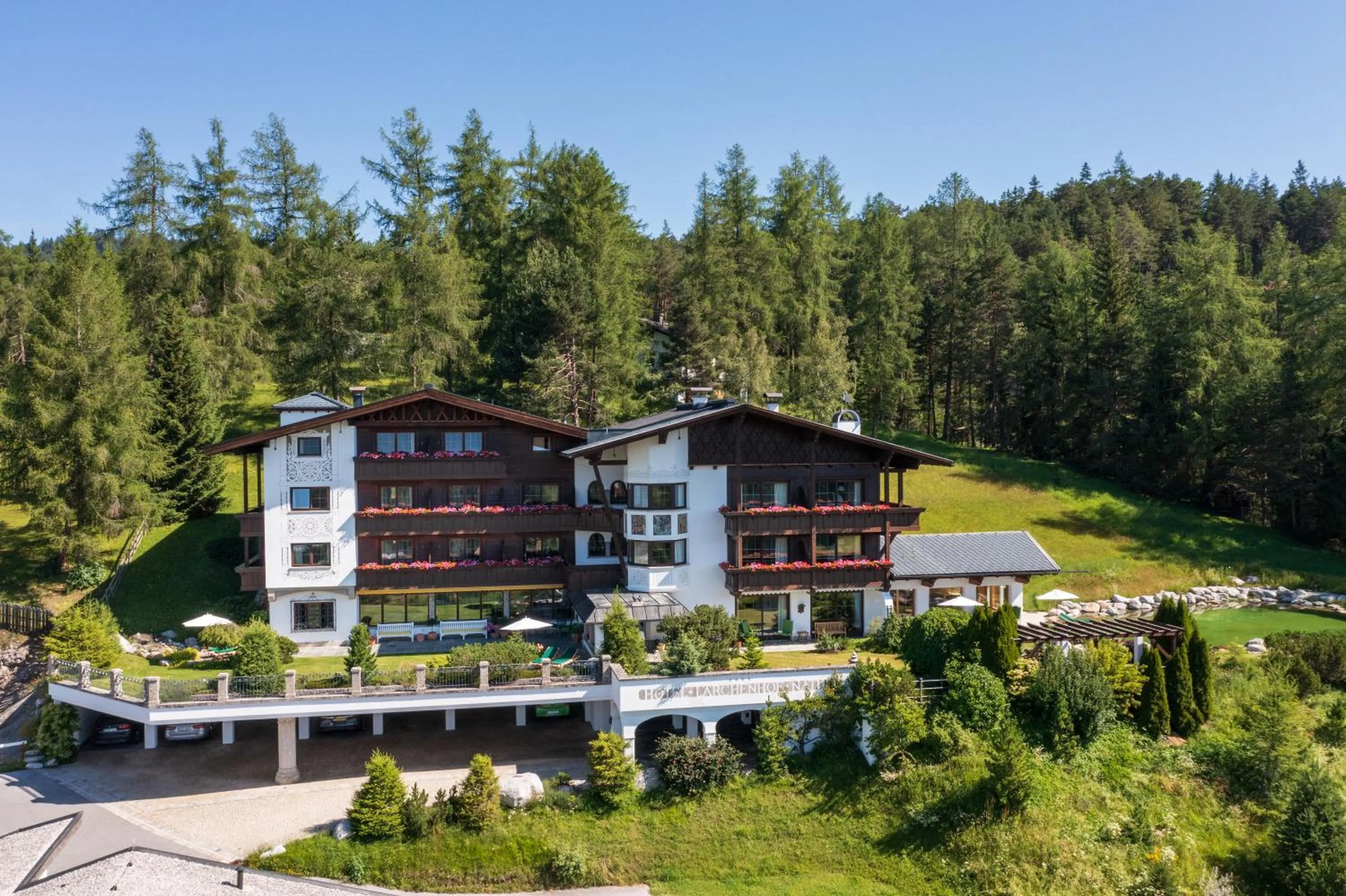 Property building in Hotel Lärchenhof Natur