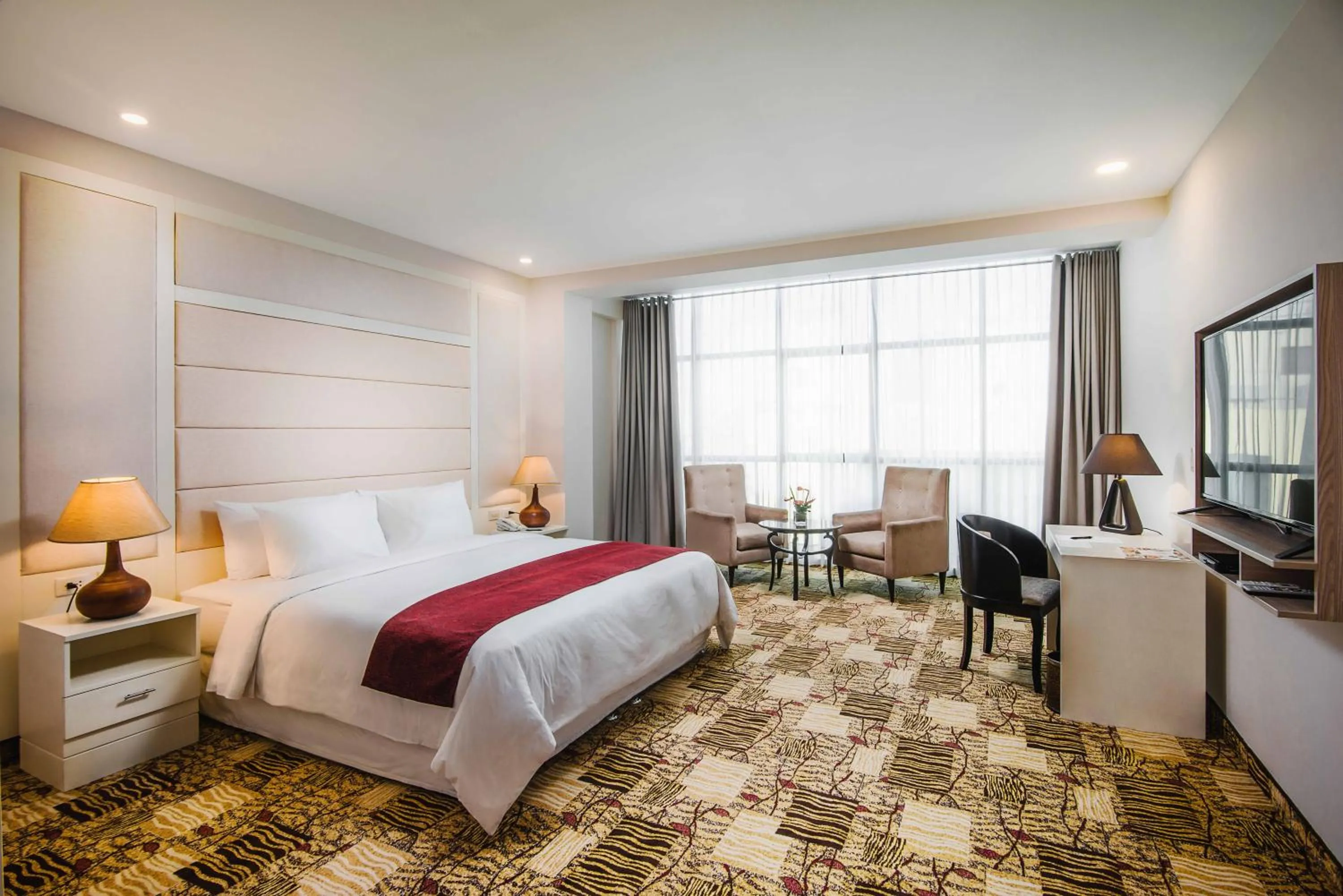 Decorative detail, Bed in Nobility Grand Hotel