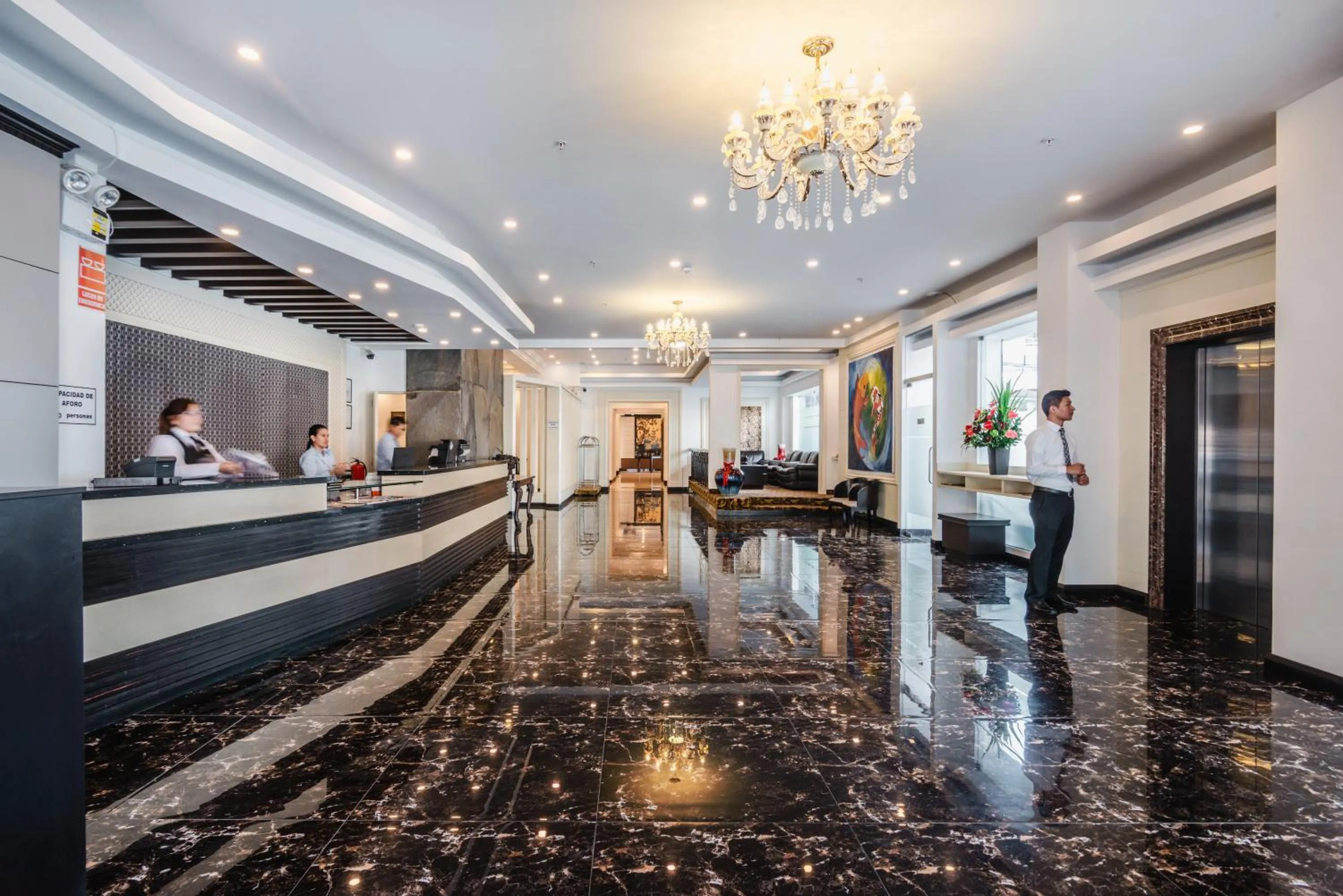 Lobby or reception in Nobility Grand Hotel