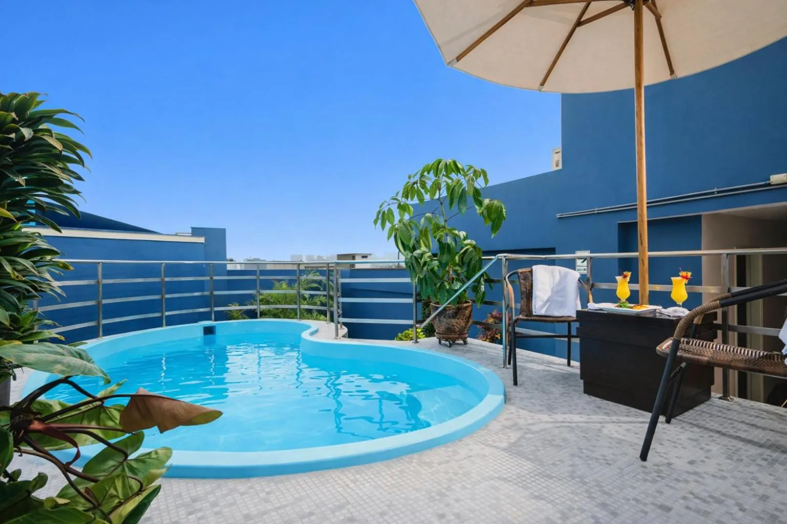 Pool view in Nobility Grand Hotel