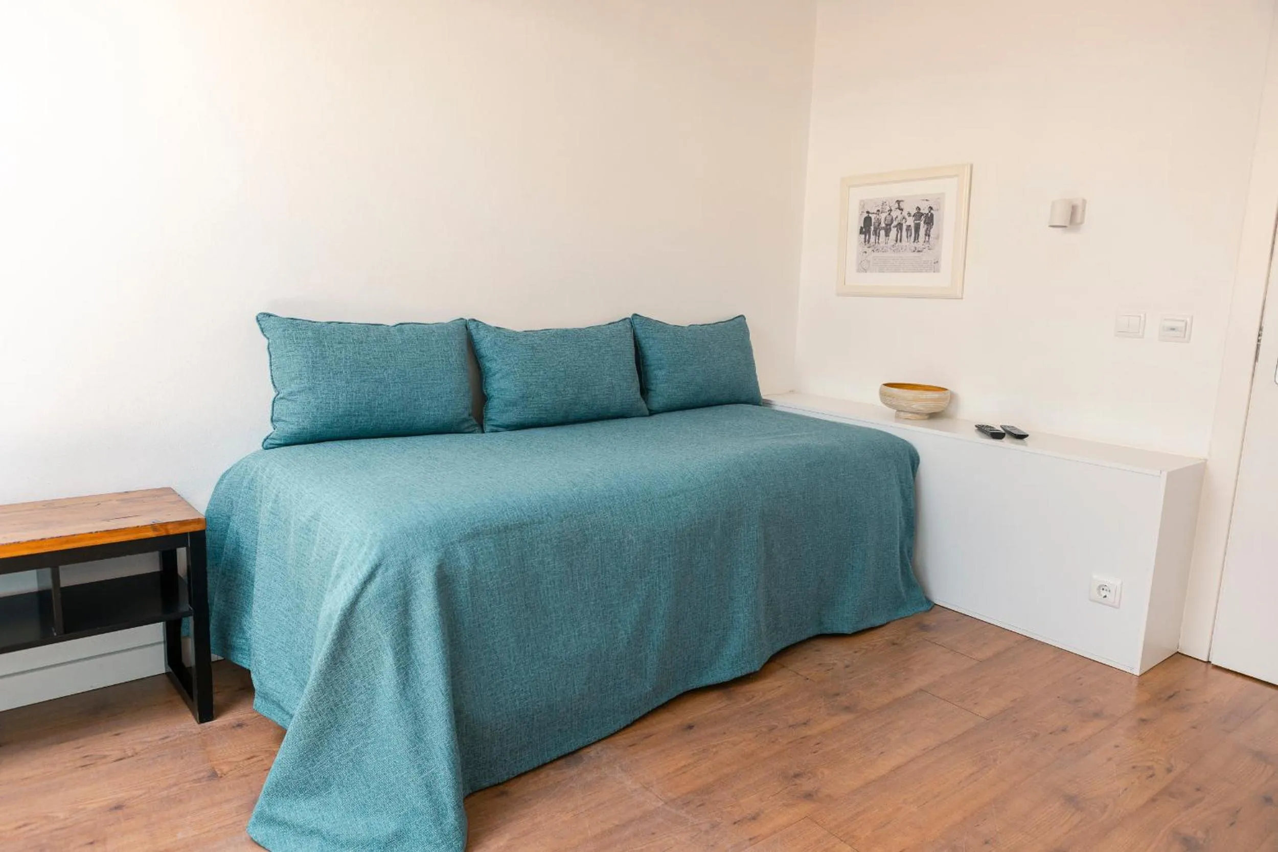 Bedroom, Bed in Casa das Aguarelas