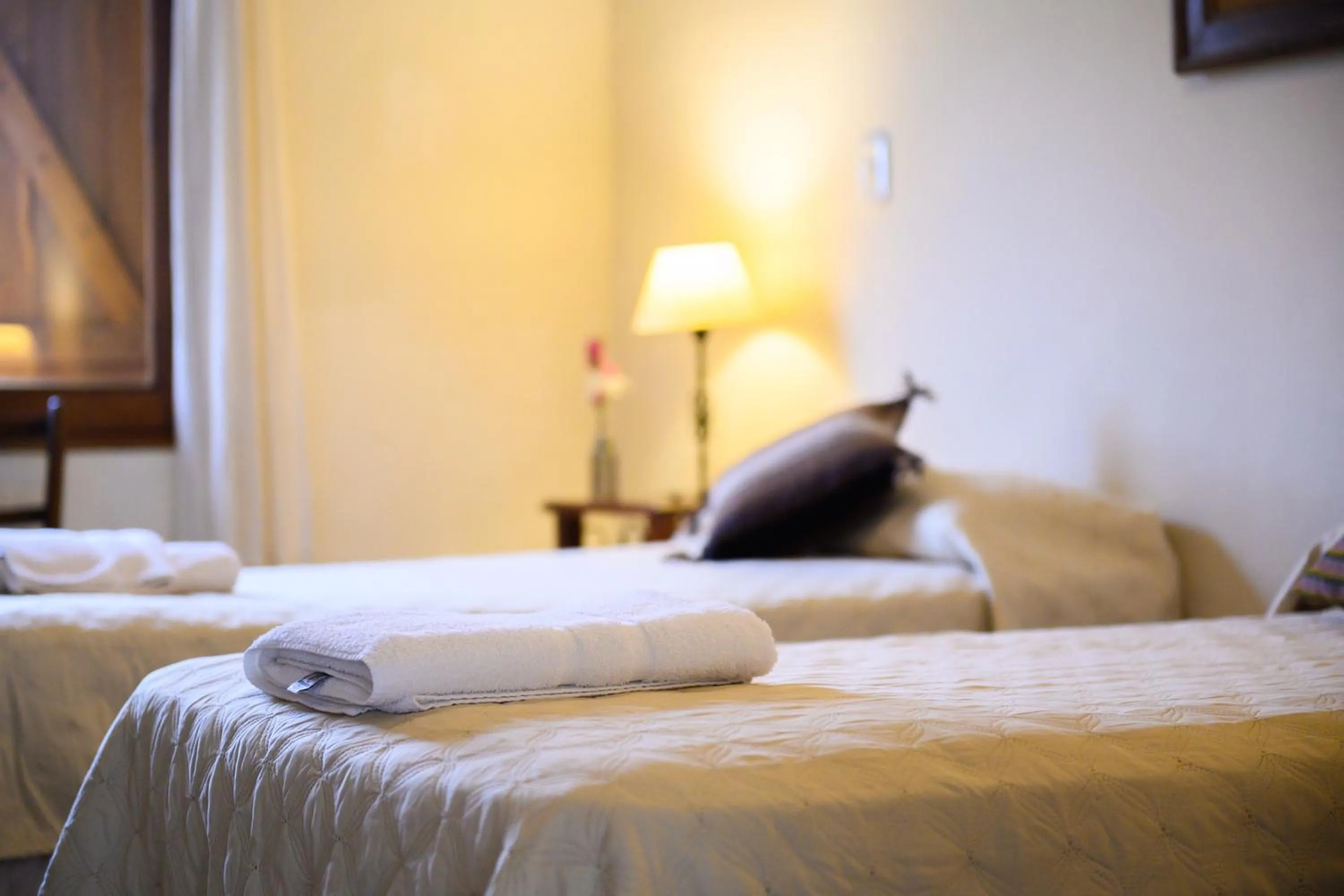 Bed in Hosteria La Caldera
