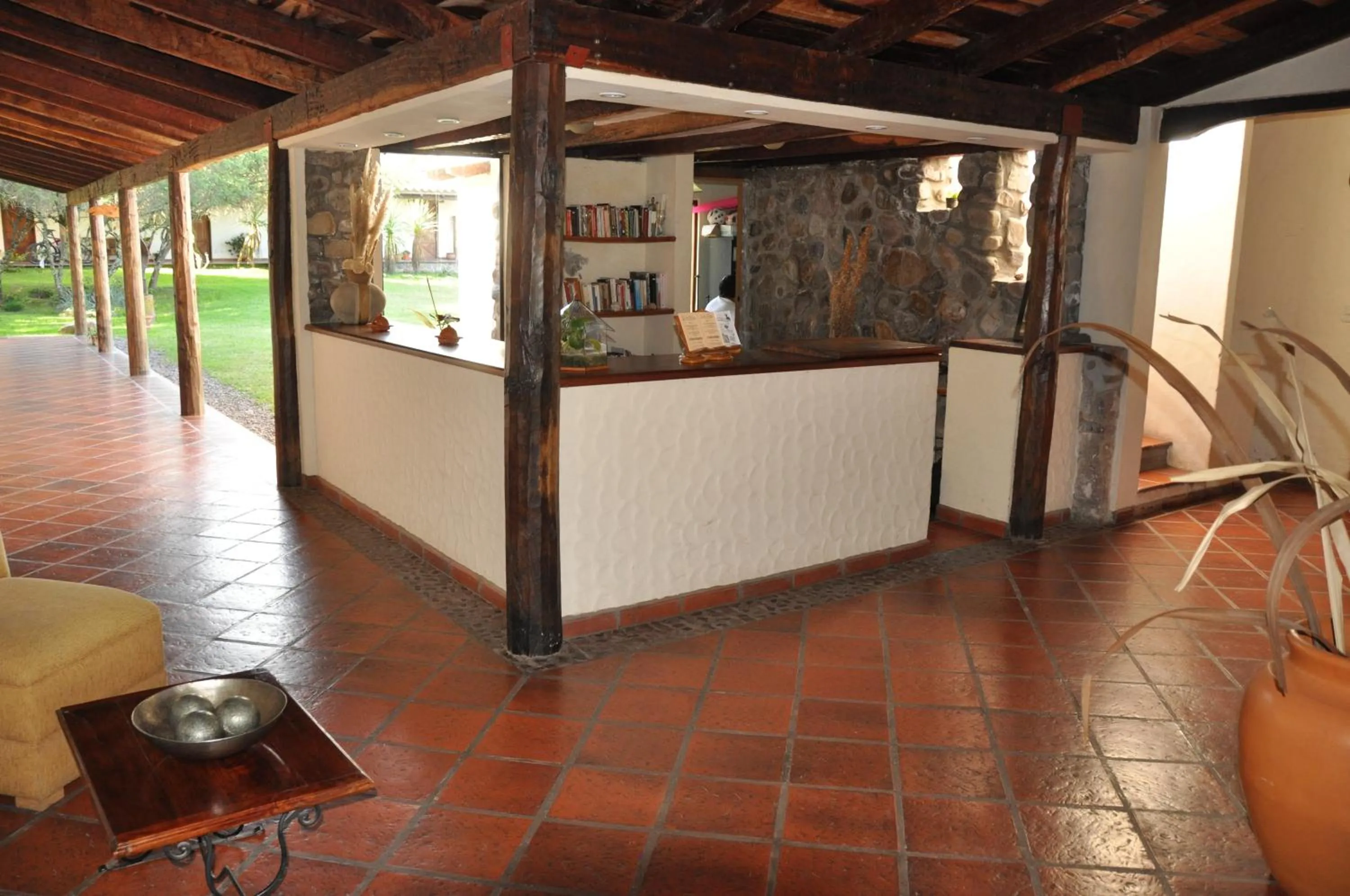 Lobby or reception in Hosteria La Caldera