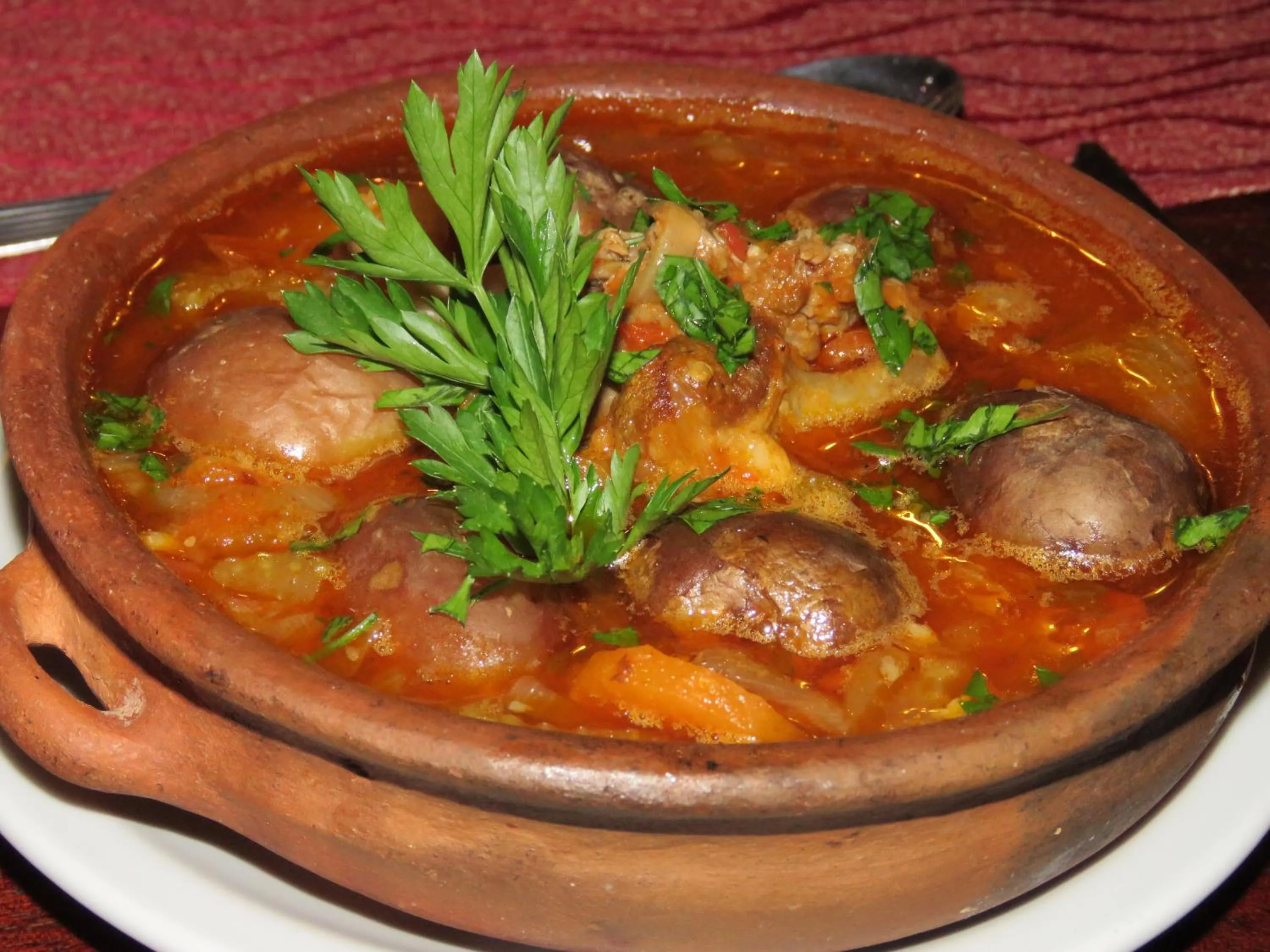 Food in Hosteria La Caldera