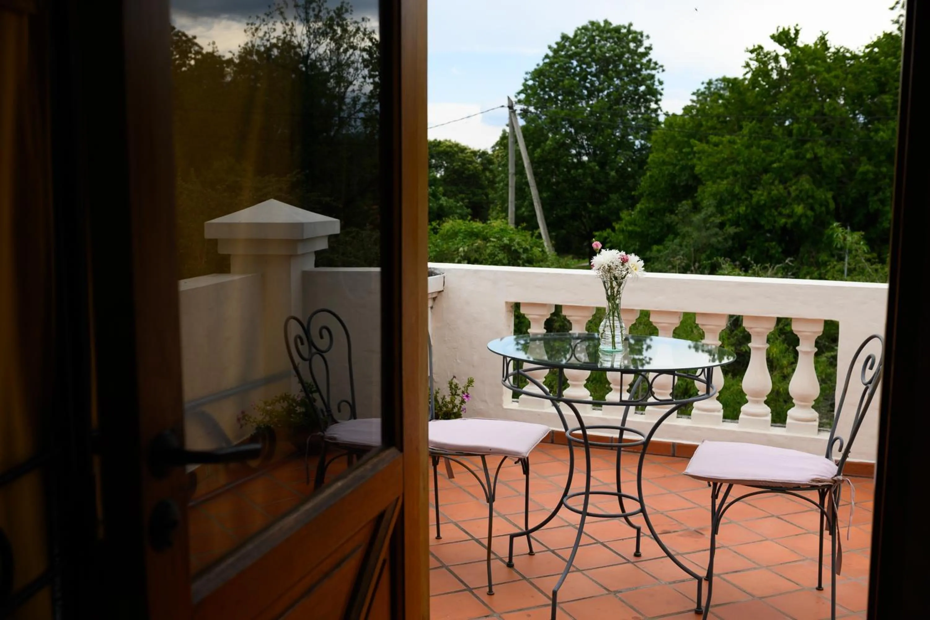 Balcony/Terrace in Hosteria La Caldera