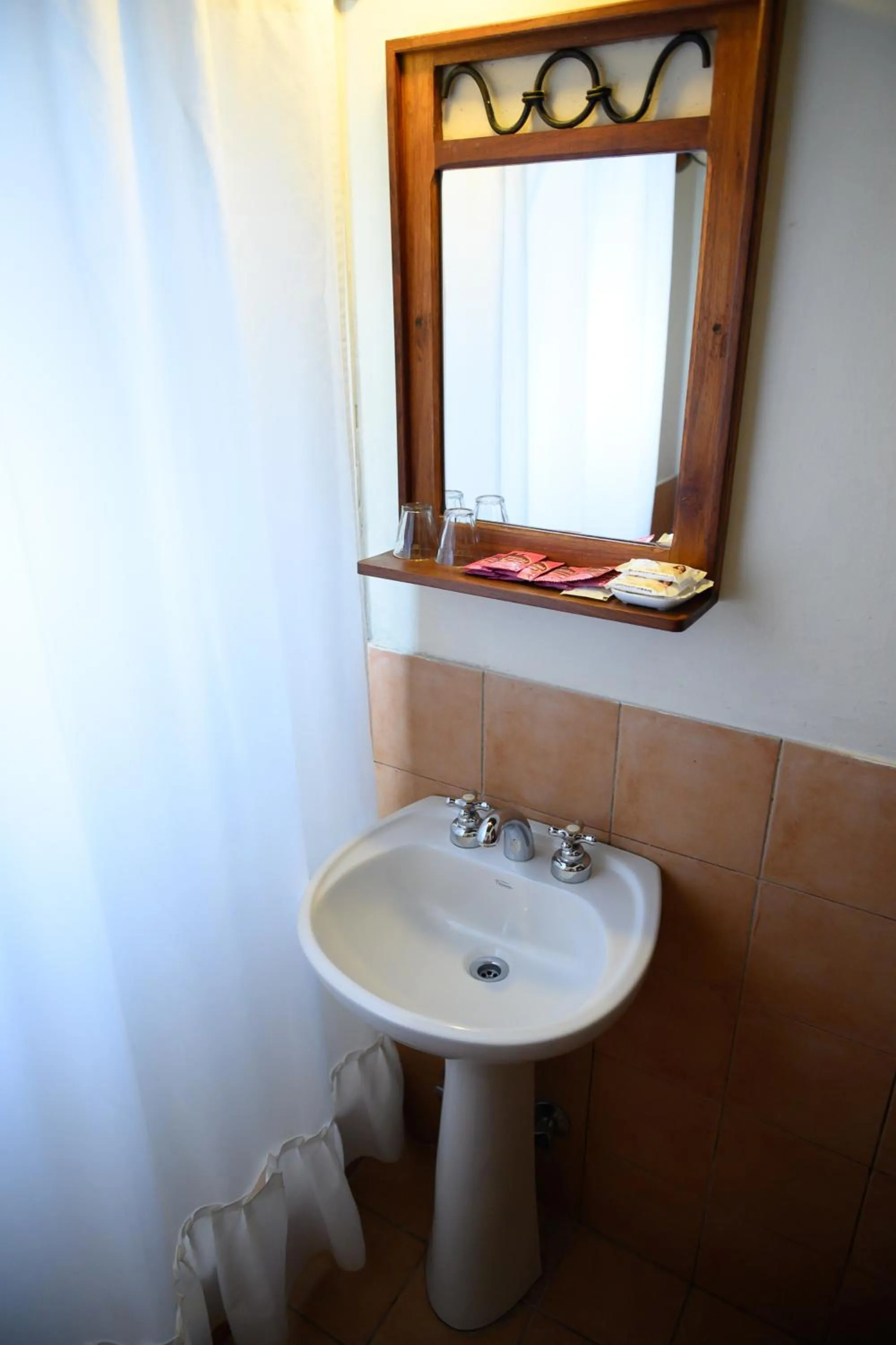 Bathroom in Hosteria La Caldera