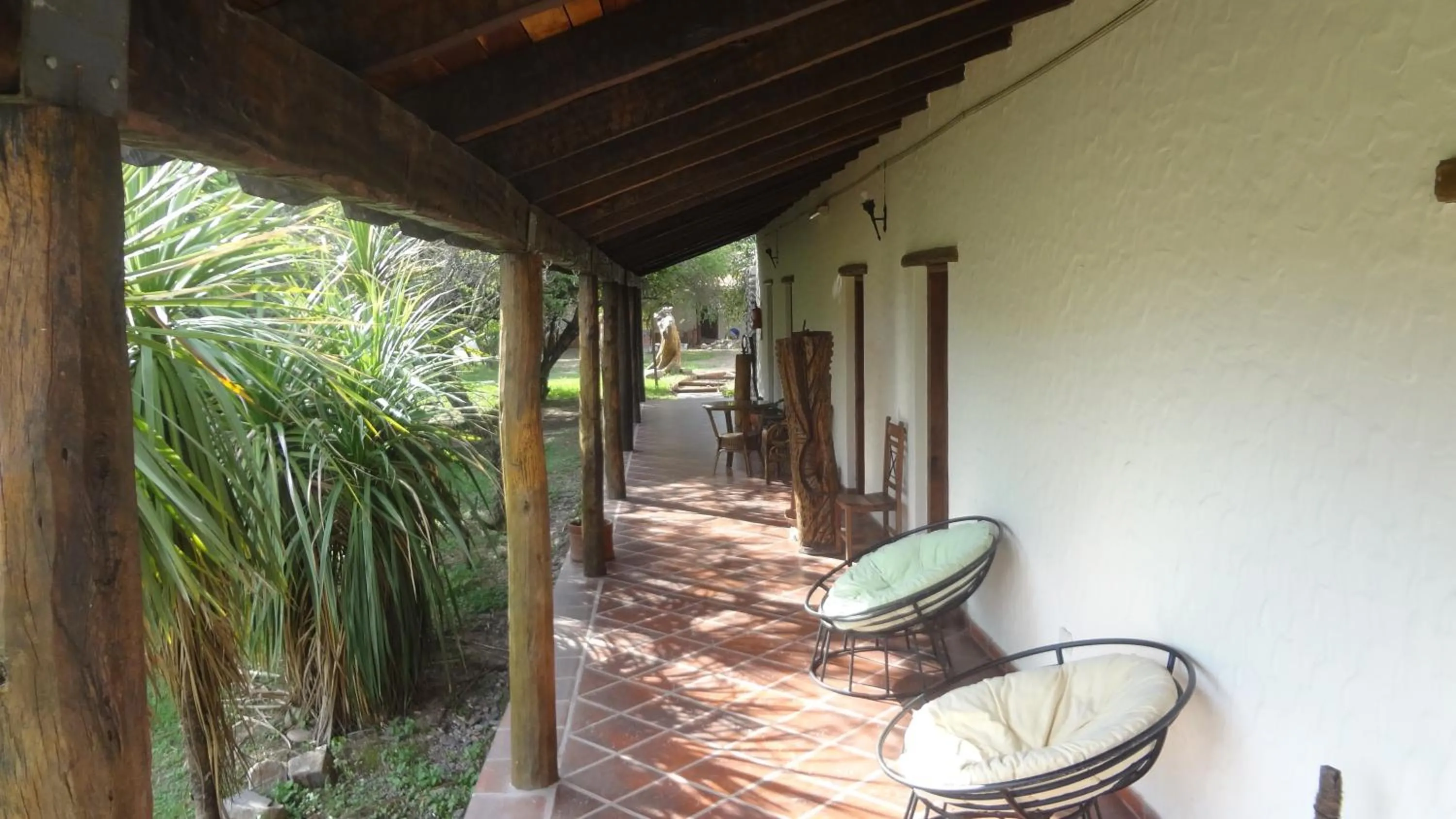 Patio in Hosteria La Caldera