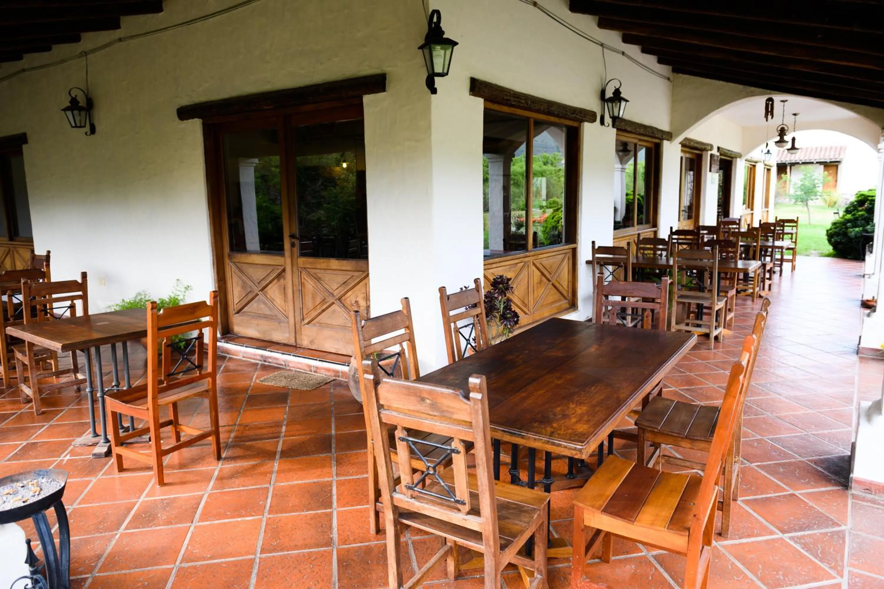Patio in Hosteria La Caldera