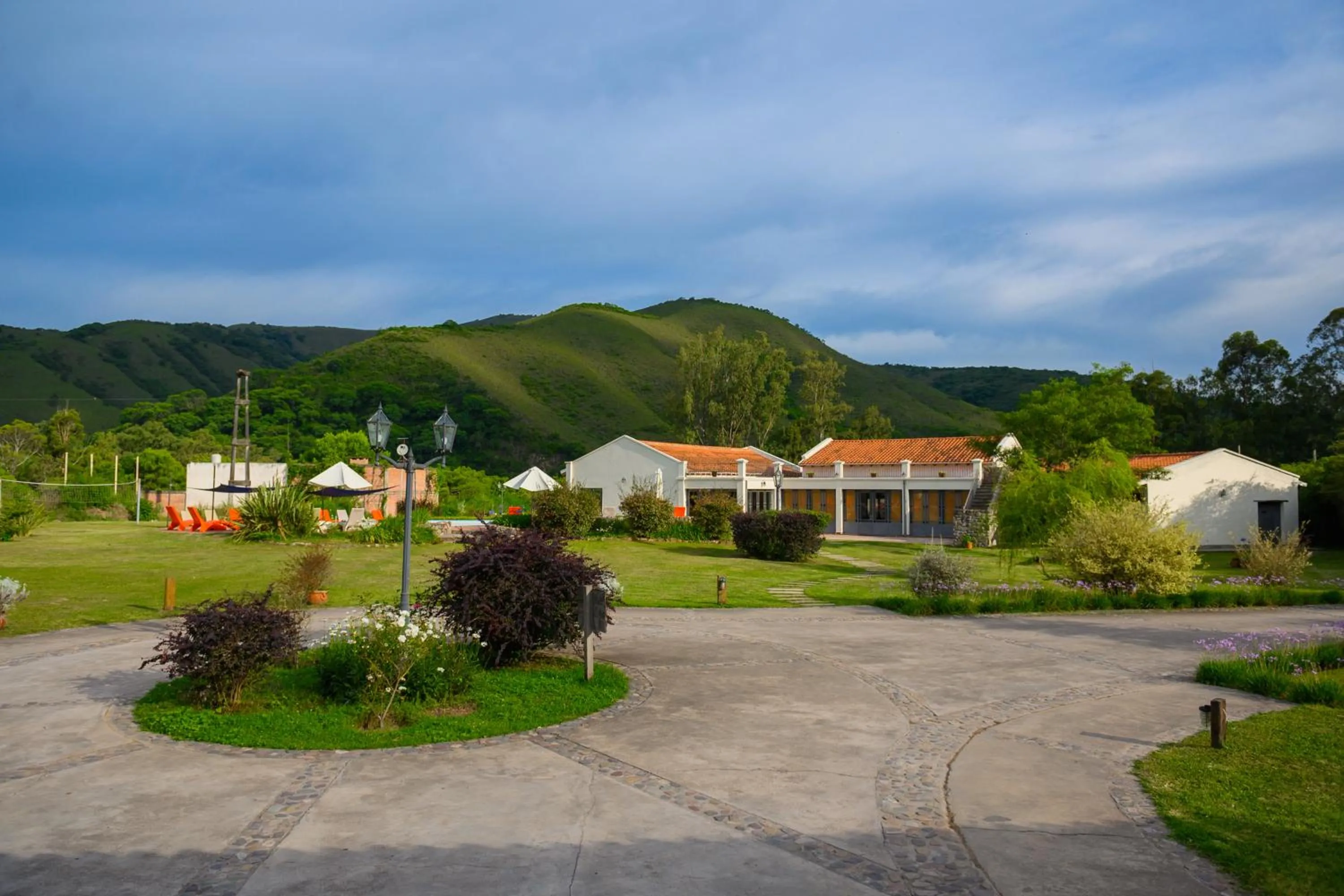 Garden view in Hosteria La Caldera