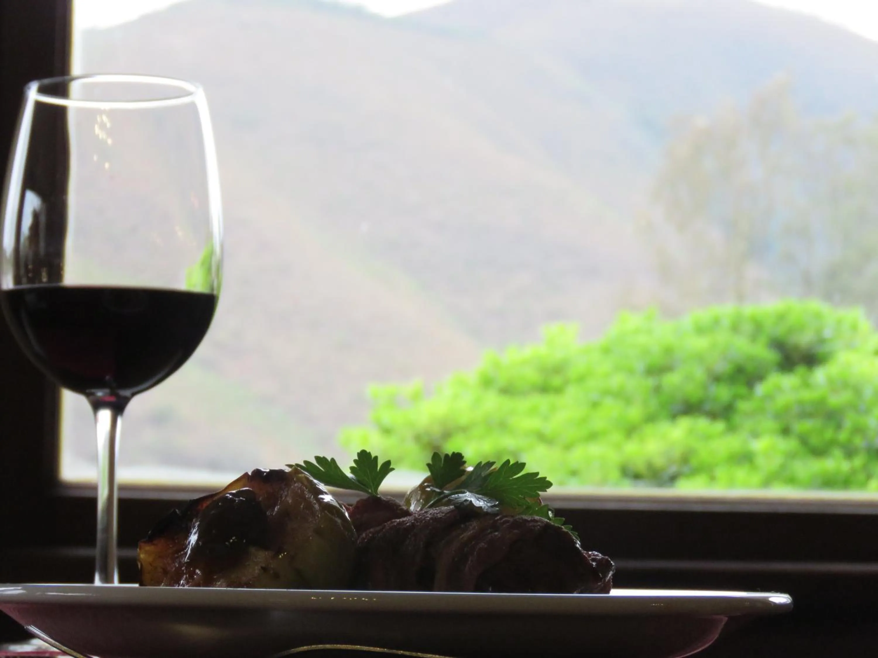 Mountain view in Hosteria La Caldera