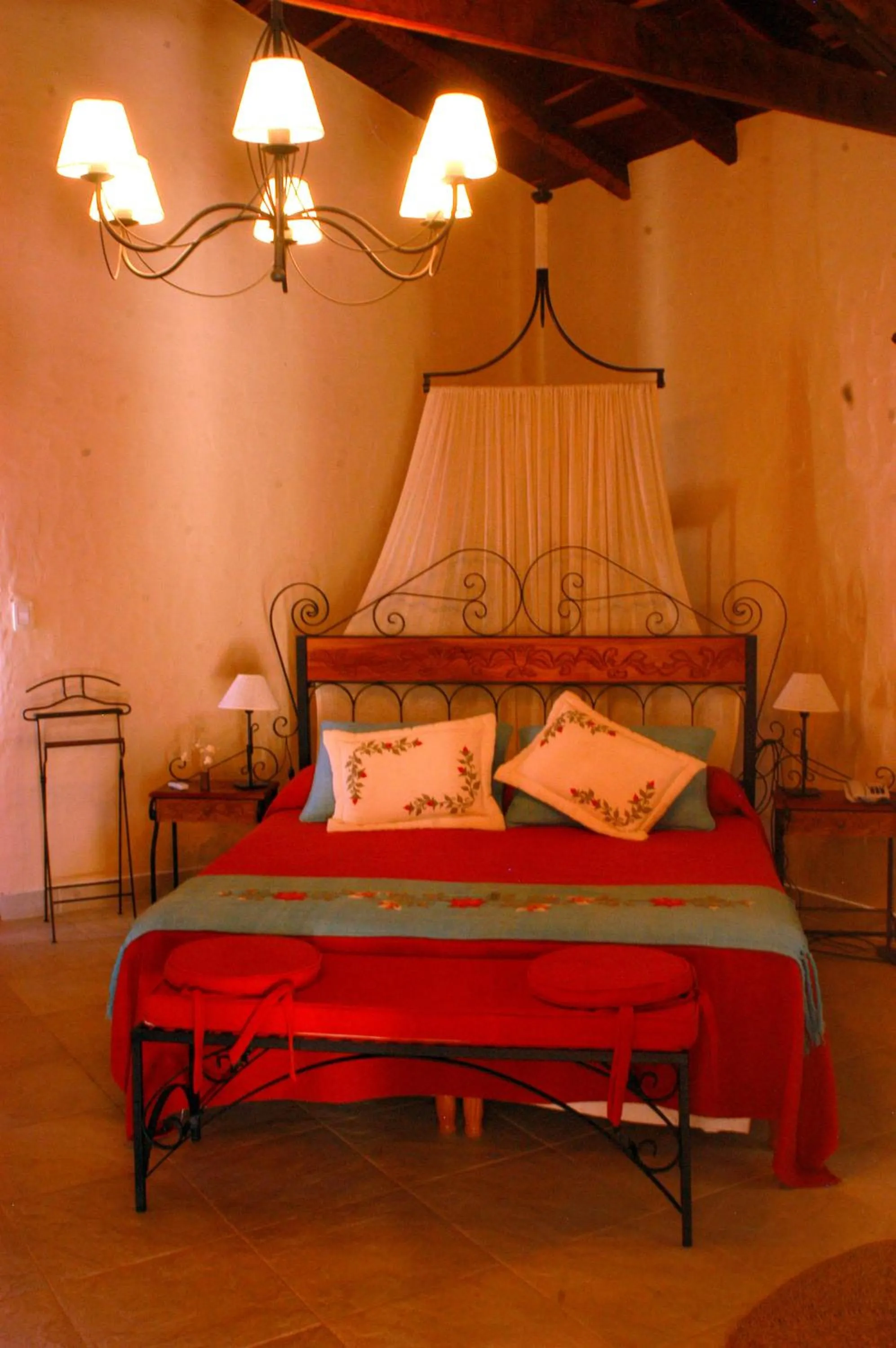Bed in Hosteria La Caldera