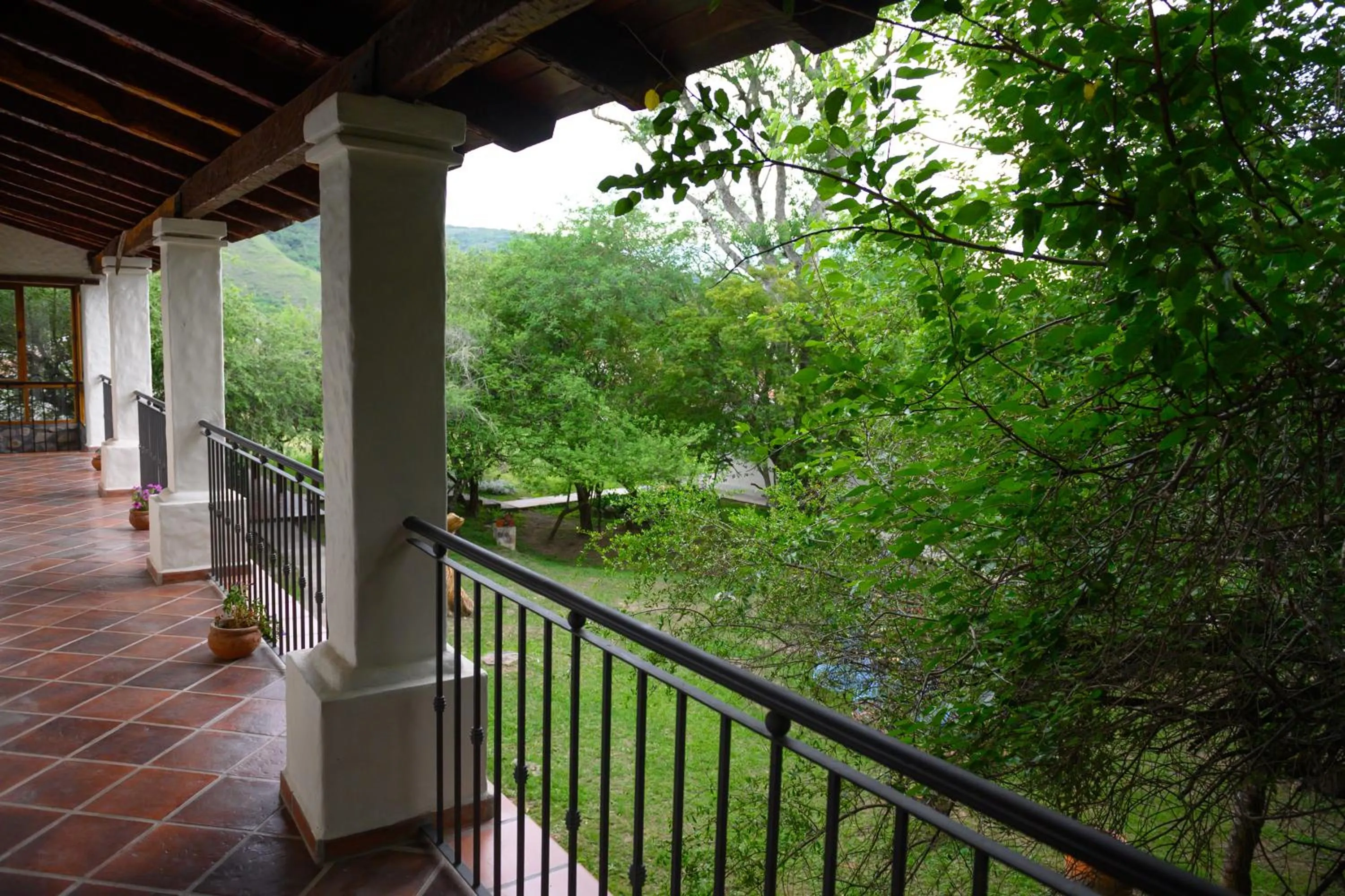 Balcony/Terrace in Hosteria La Caldera