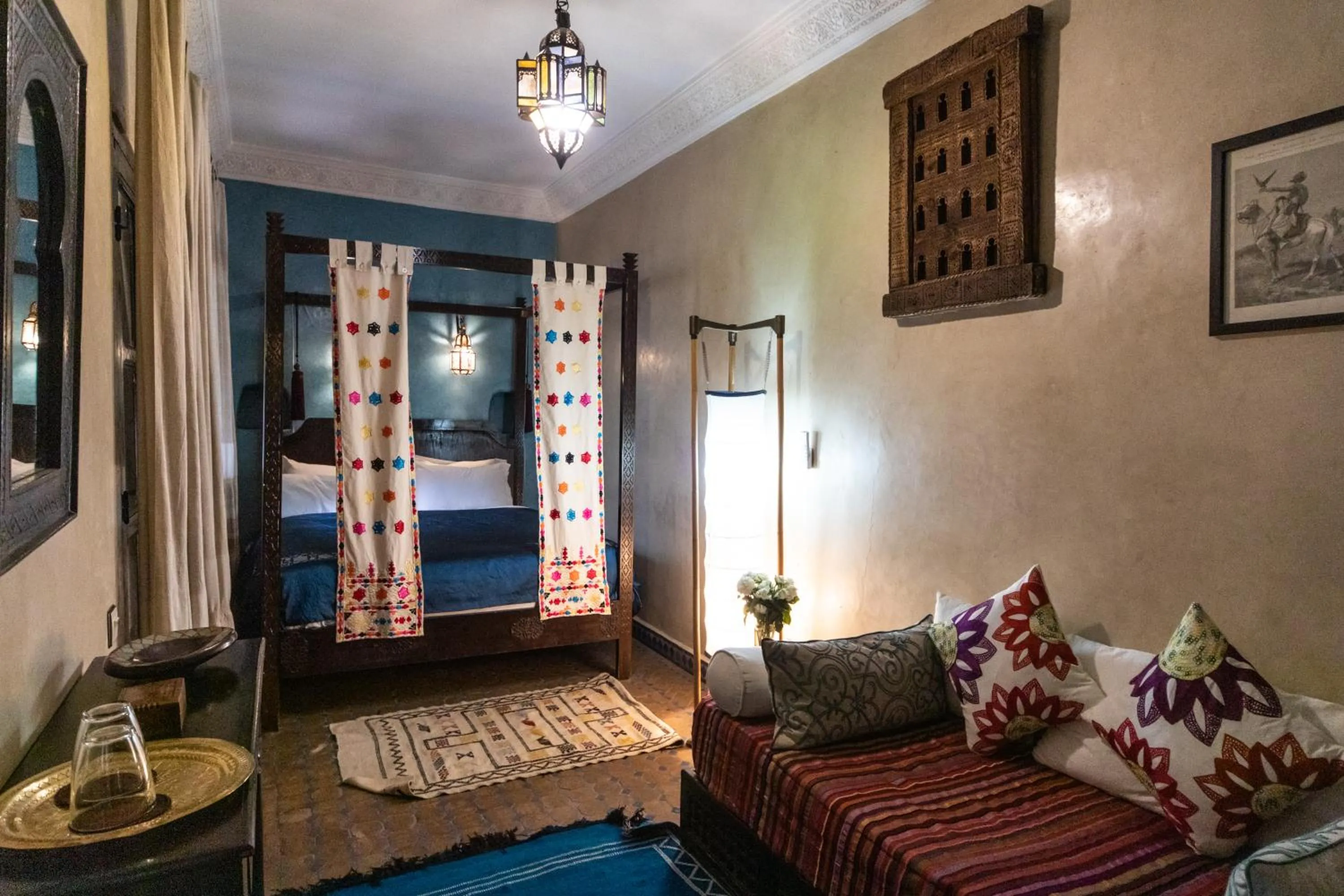 Bed in Riad Mur Akush