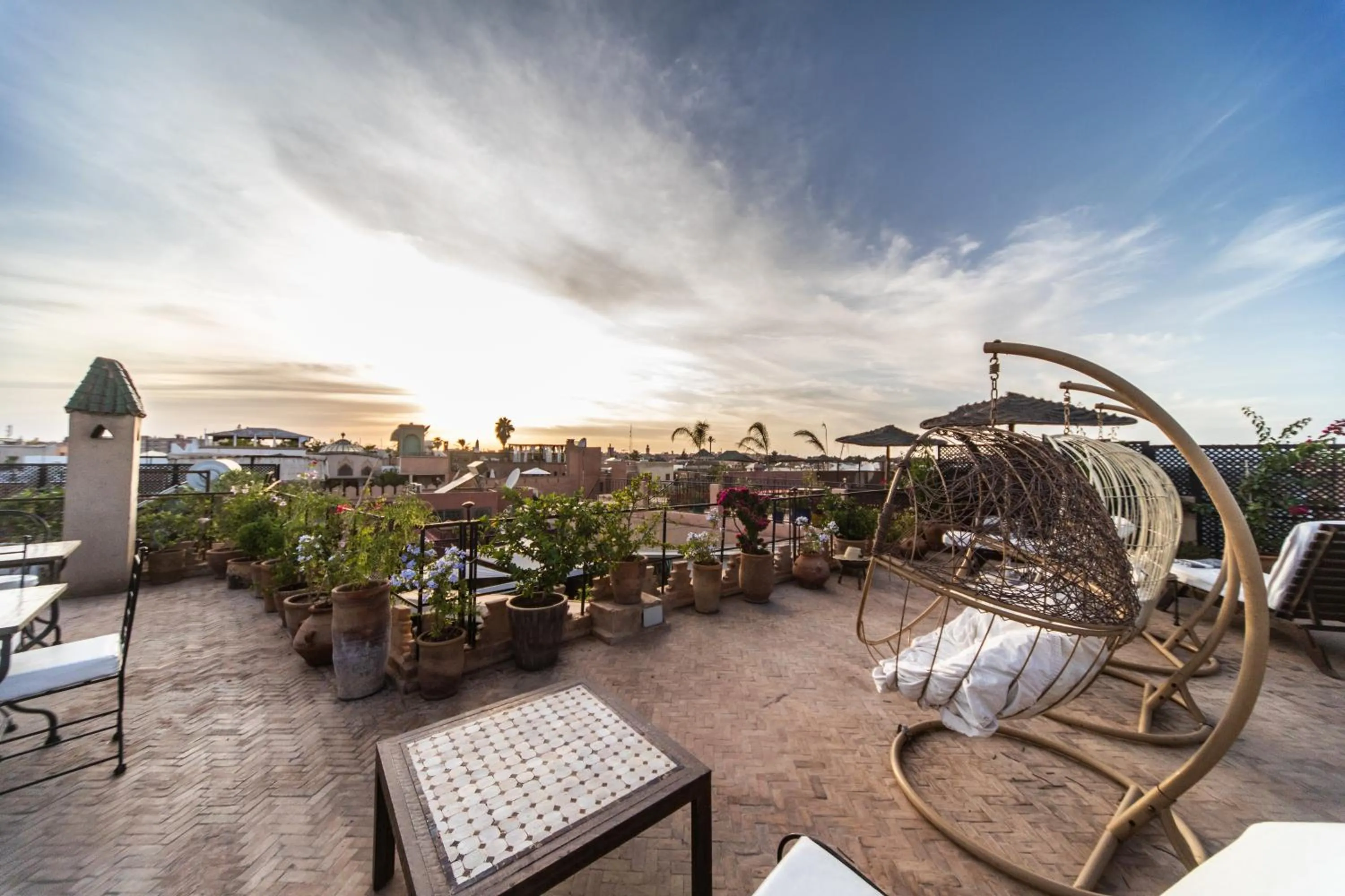 Balcony/Terrace in Riad Mur Akush