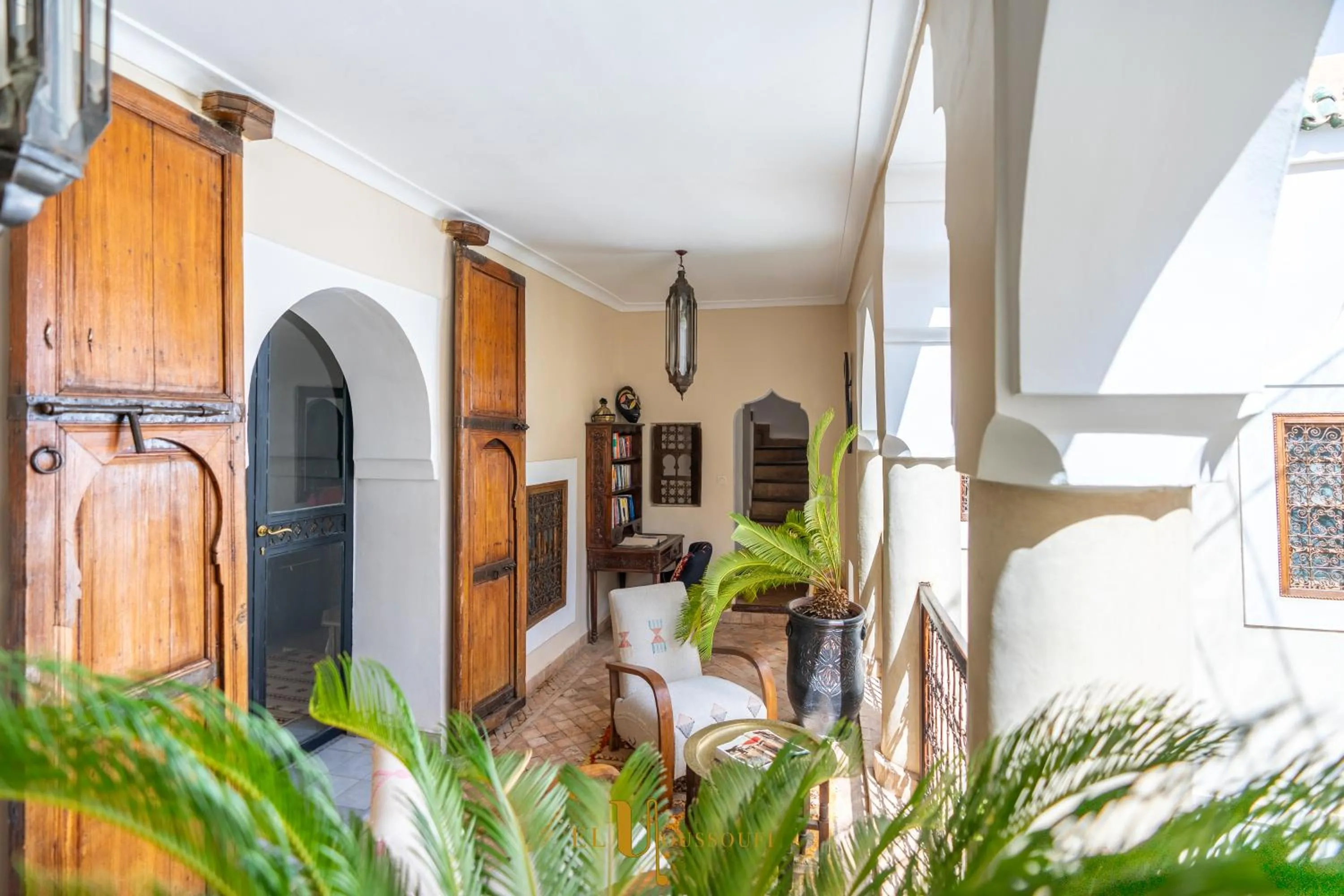 Seating area in Riad El Youssoufi