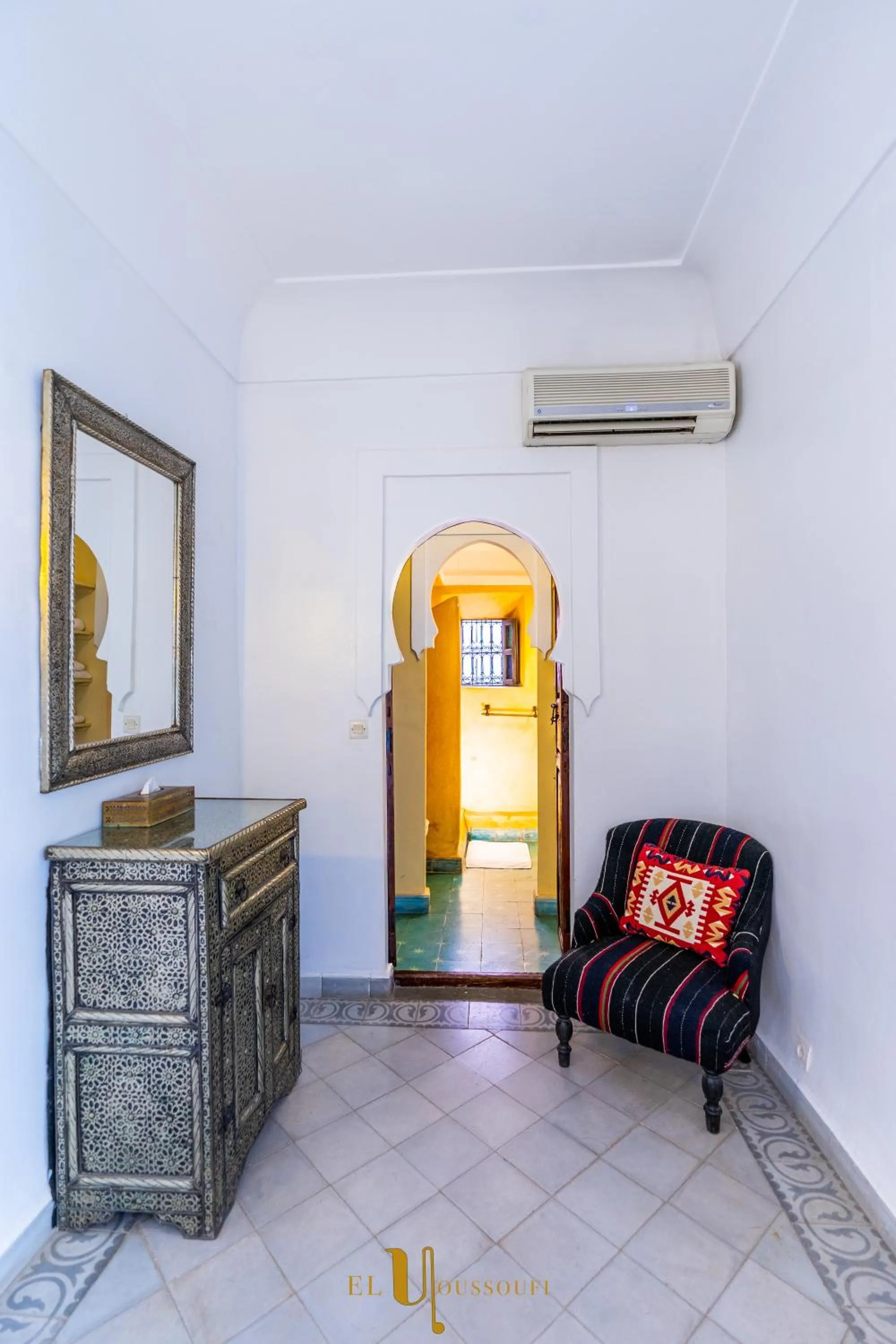 Seating area in Riad El Youssoufi