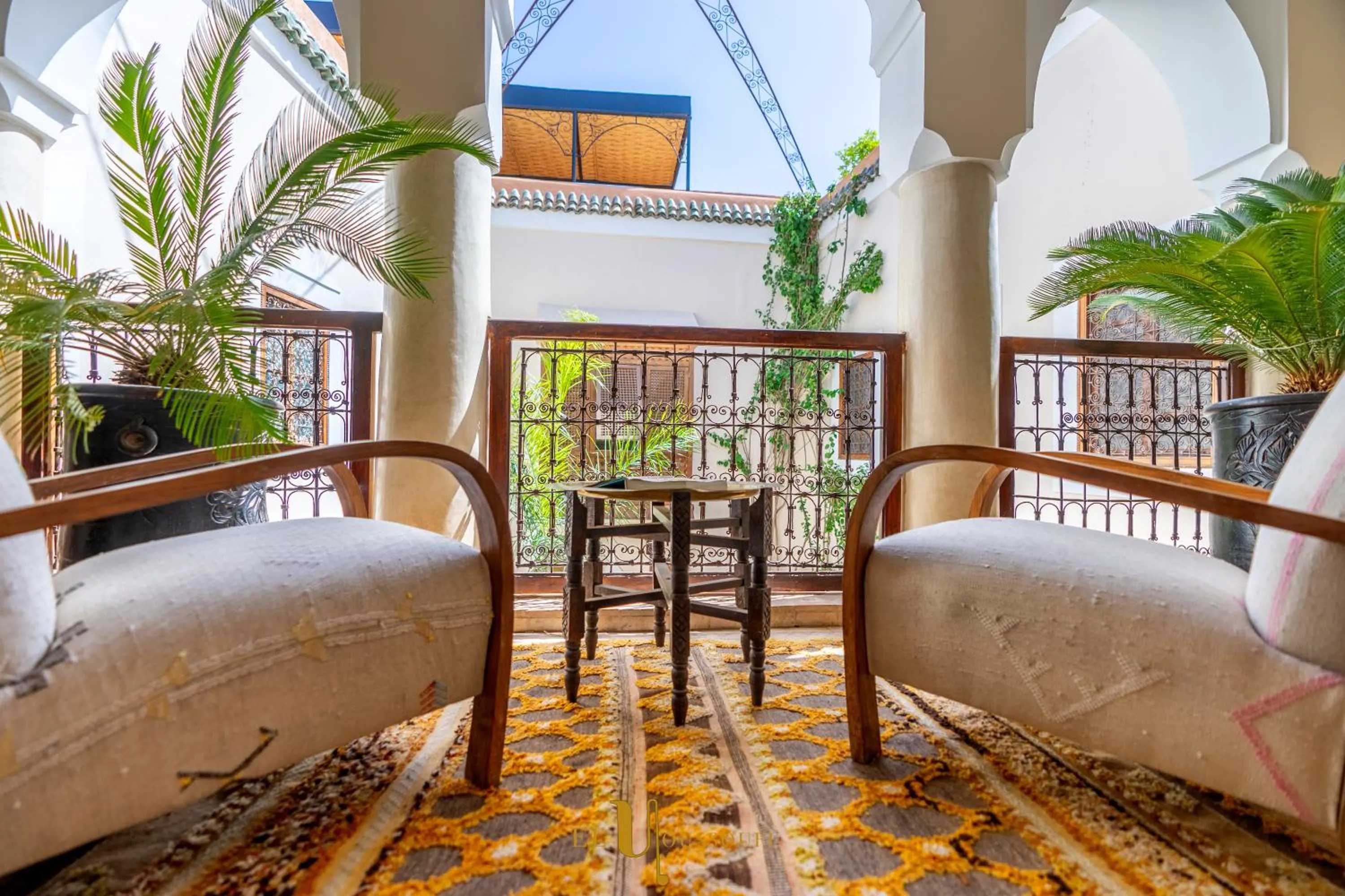 Balcony/Terrace, Bed in Riad El Youssoufi