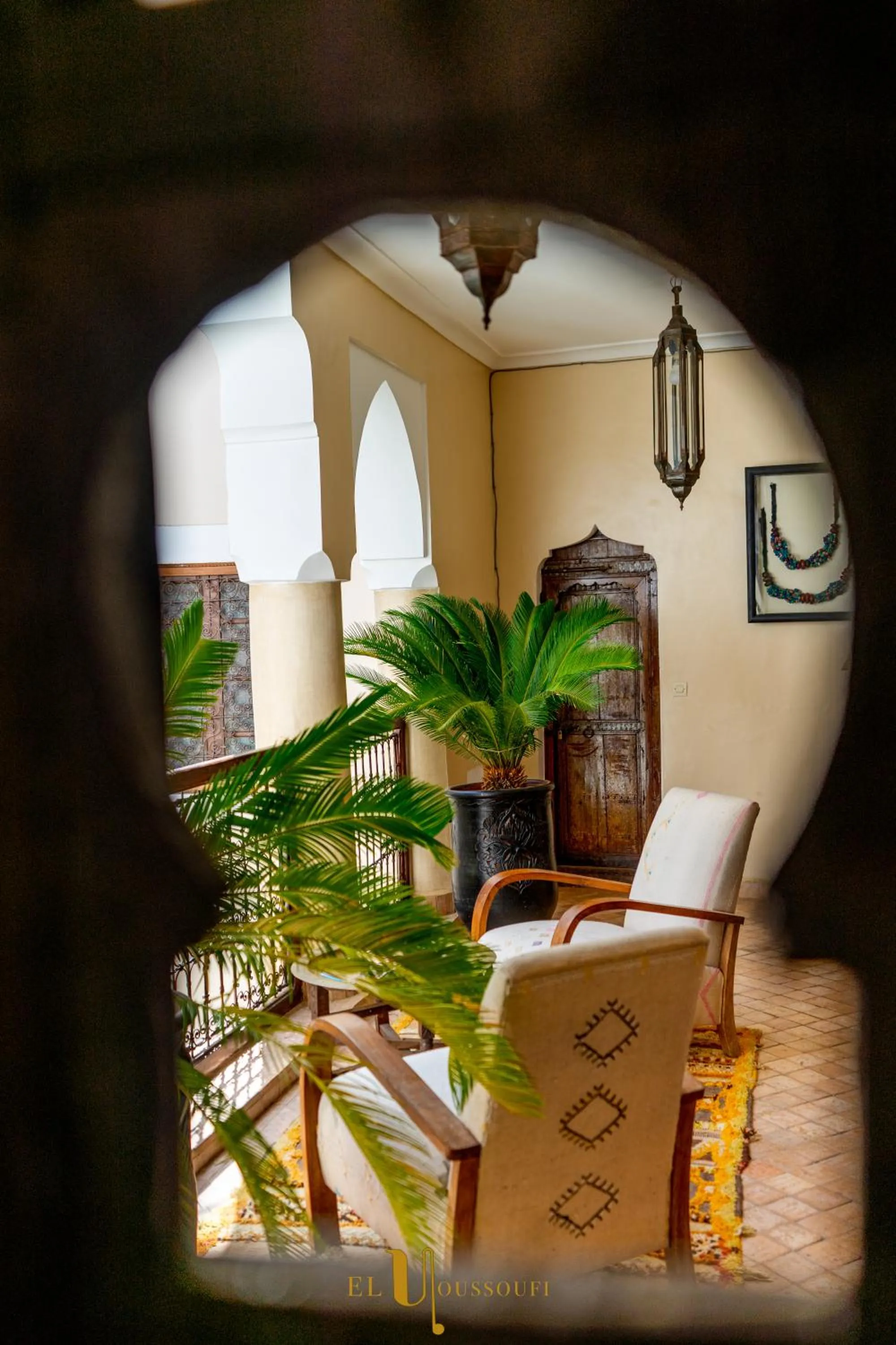 Living room in Riad El Youssoufi