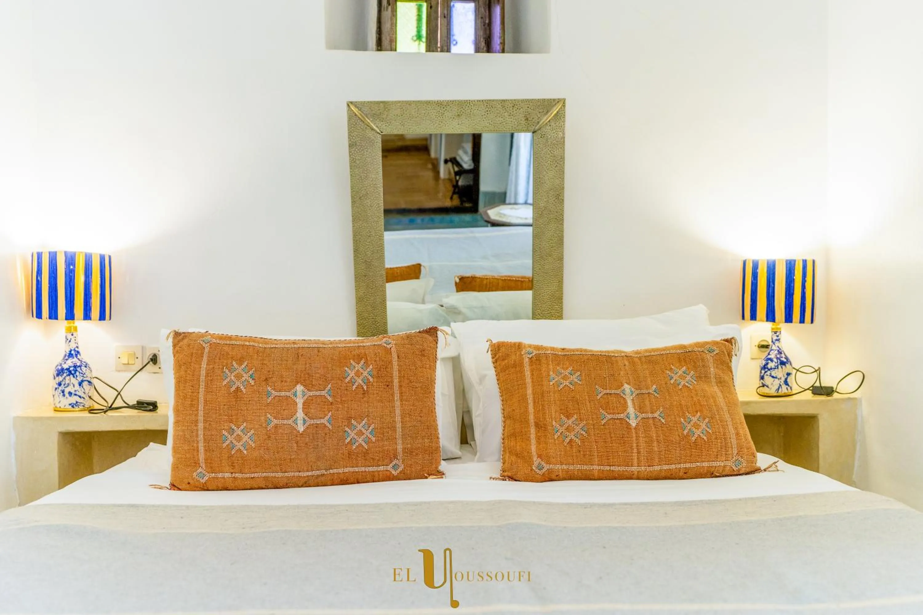 Bed in Riad El Youssoufi