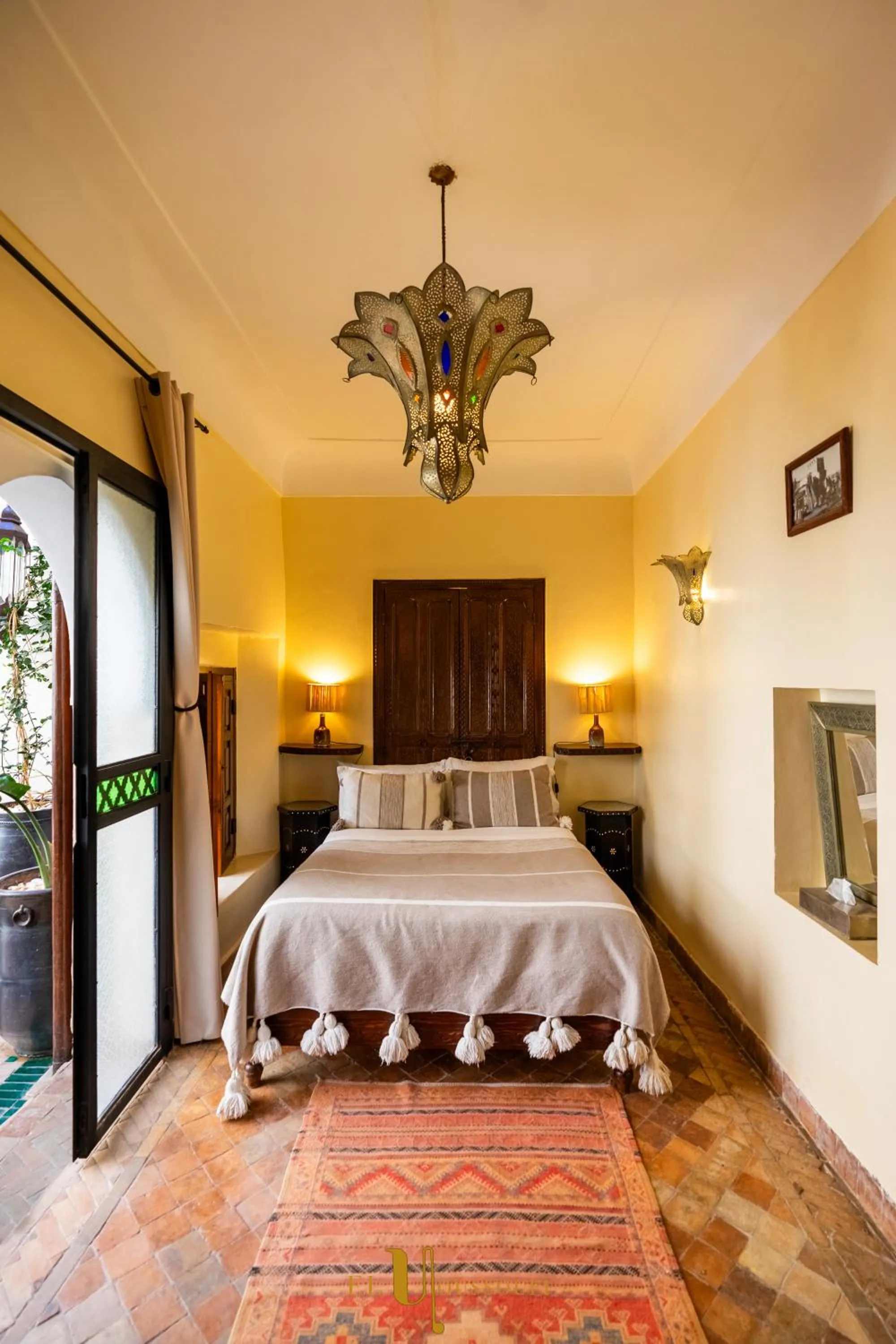 Photo of the whole room, Bed in Riad El Youssoufi