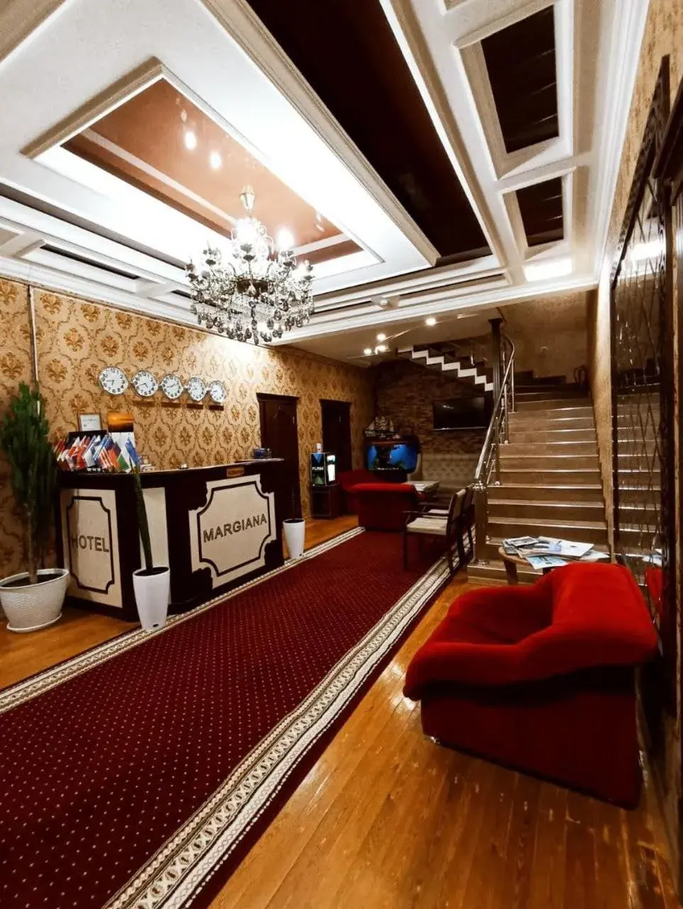 Lobby or reception in Margiana Lobby or reception in Margiana