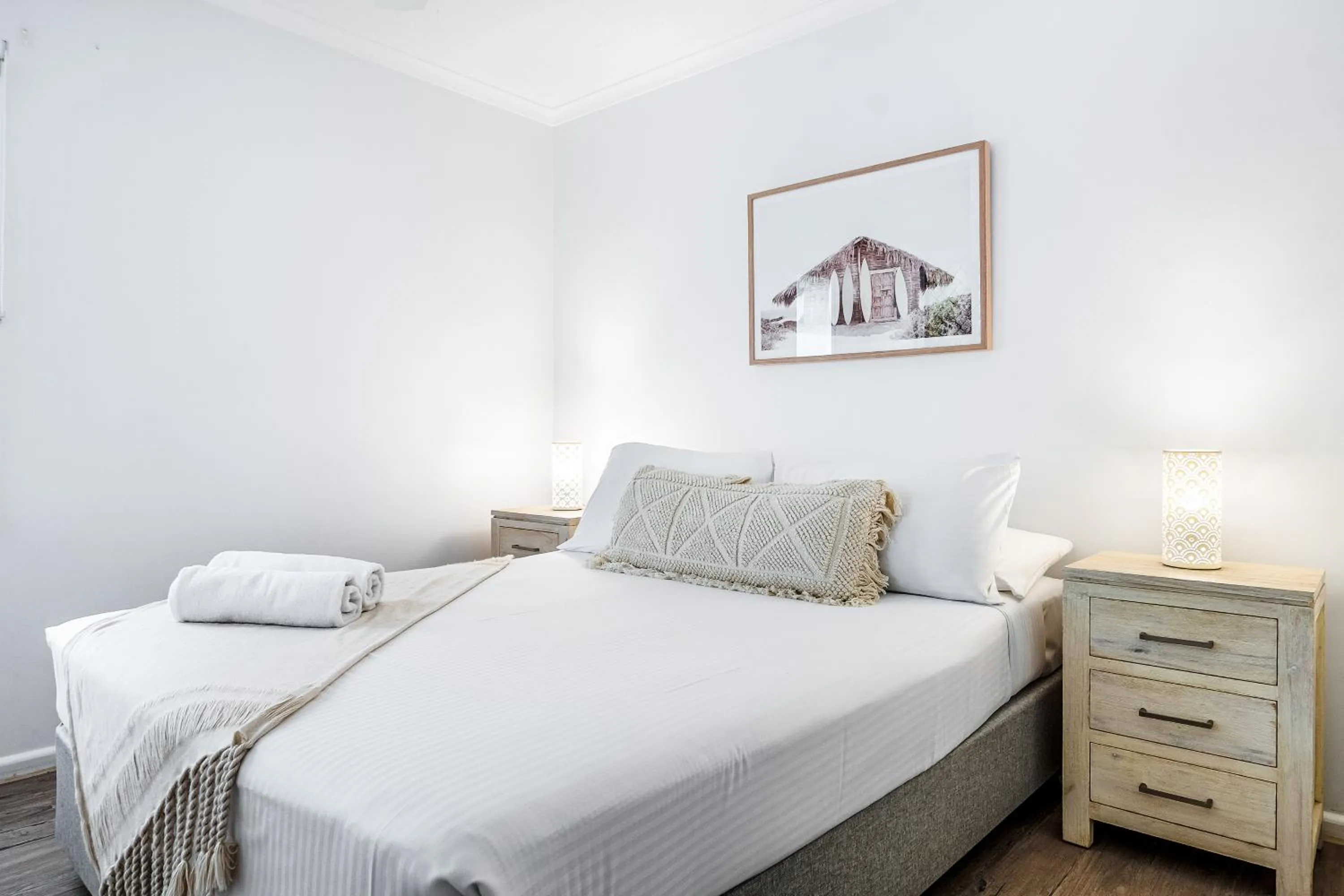 Bedroom, Bed in Beaches Apartments Byron Bay