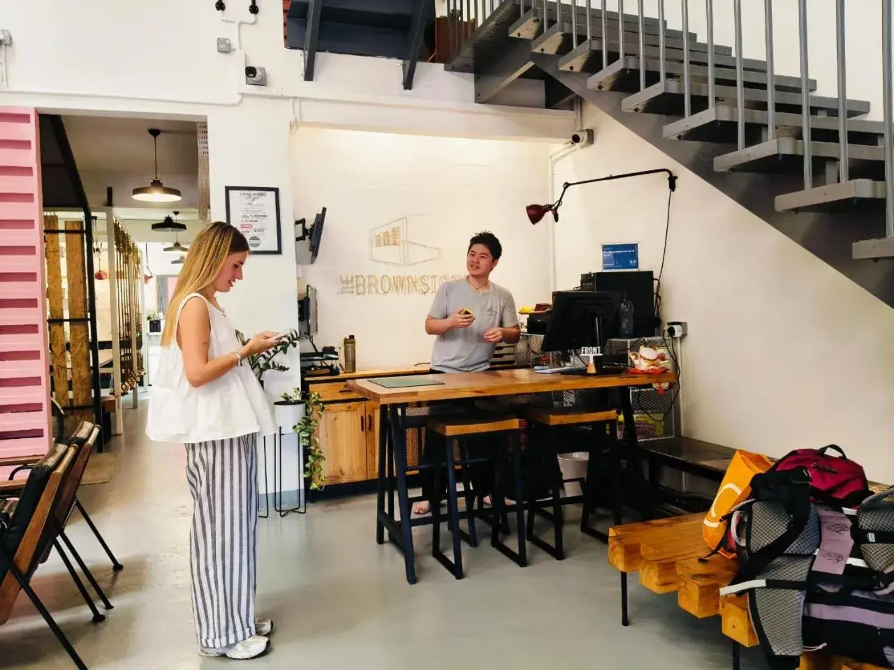 Property building in The Brownstone Hostel & Space Property building in The Brownstone Hostel & Space