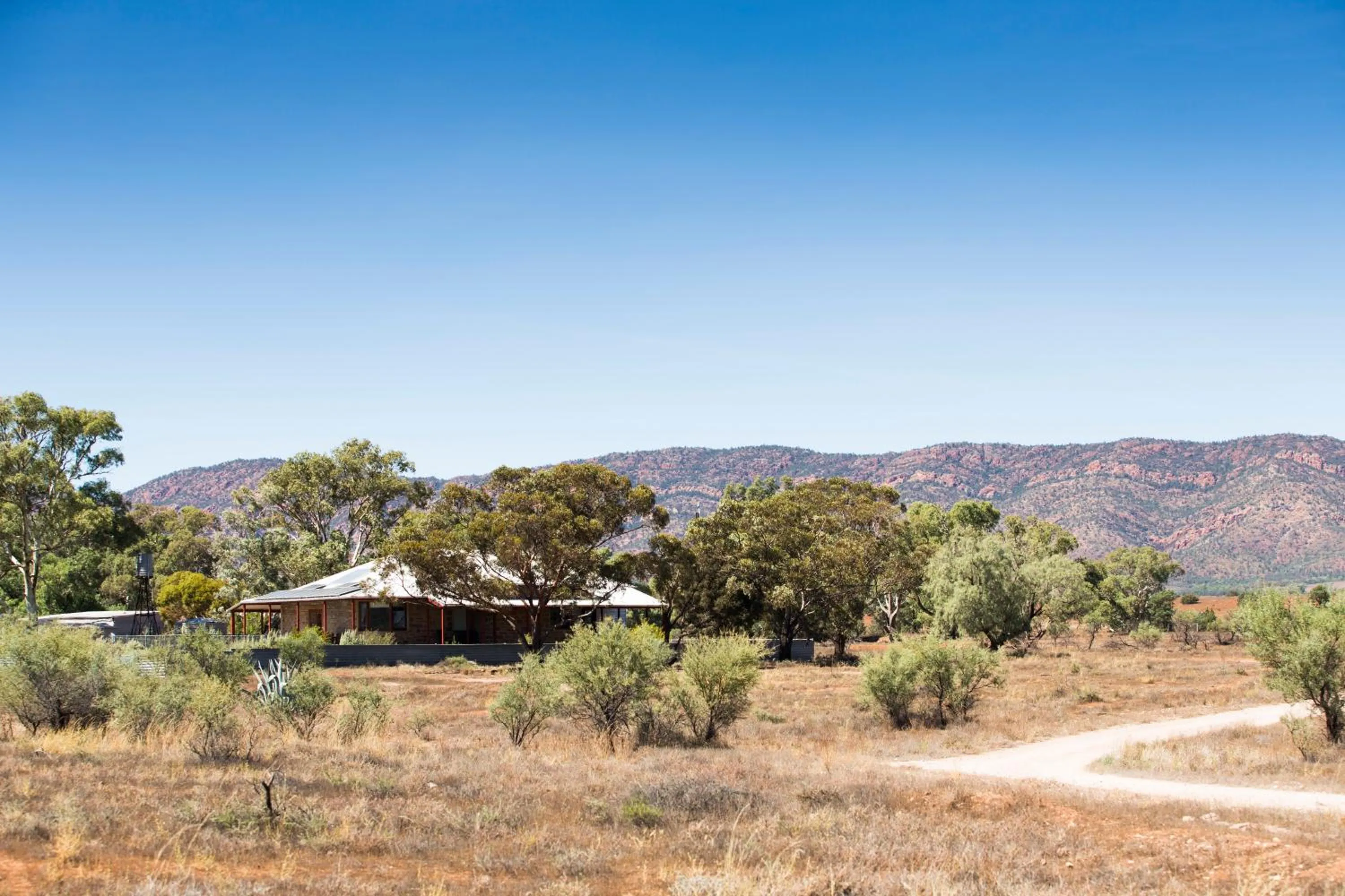 Natural landscape in Rawnsley Park Station