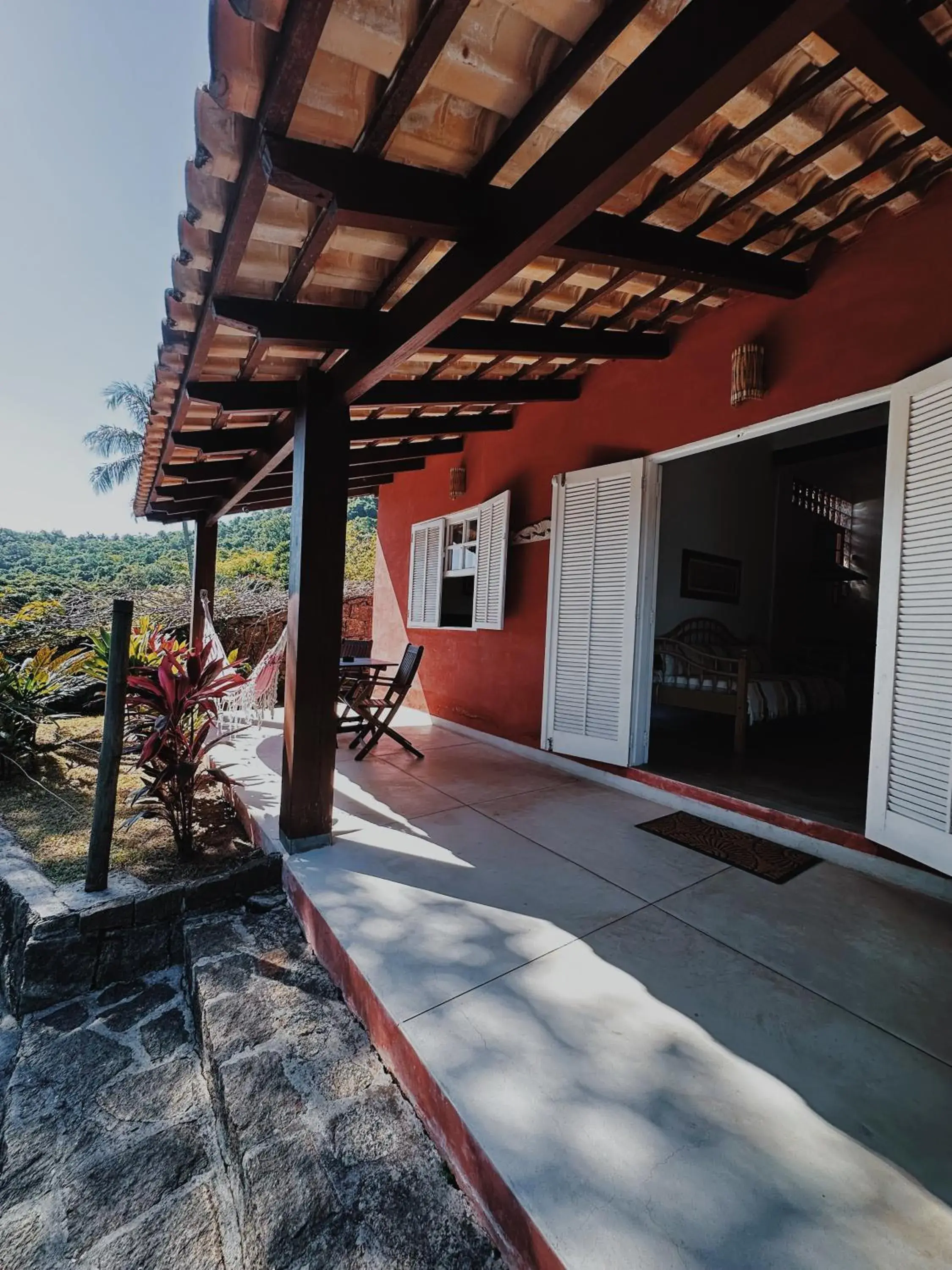 Double Room with Balcony in Chalés Mariolinha Double Room with Balcony in Chalés Mariolinha