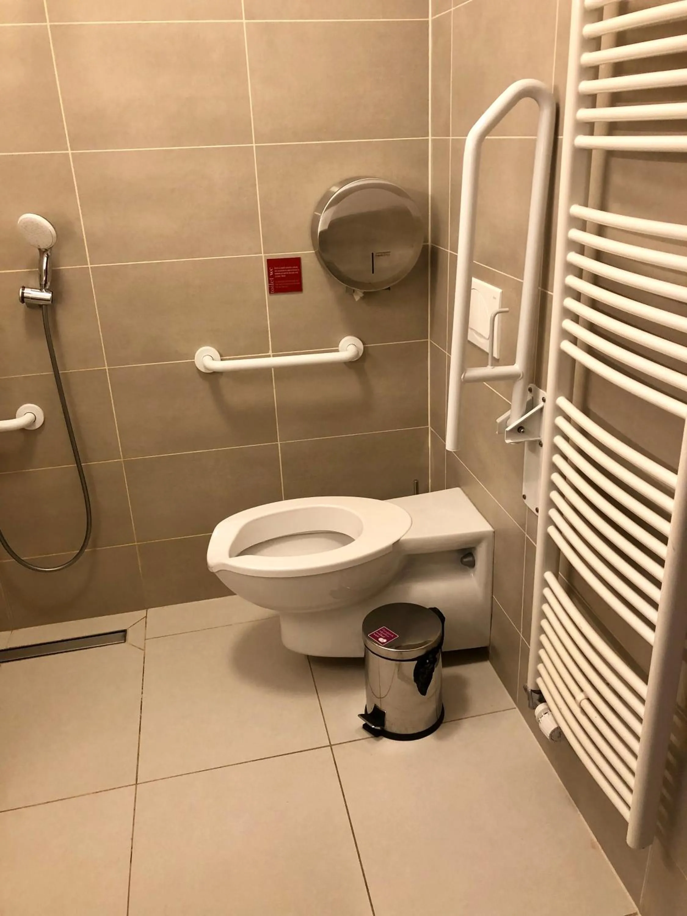 Shower in Hostel Celica