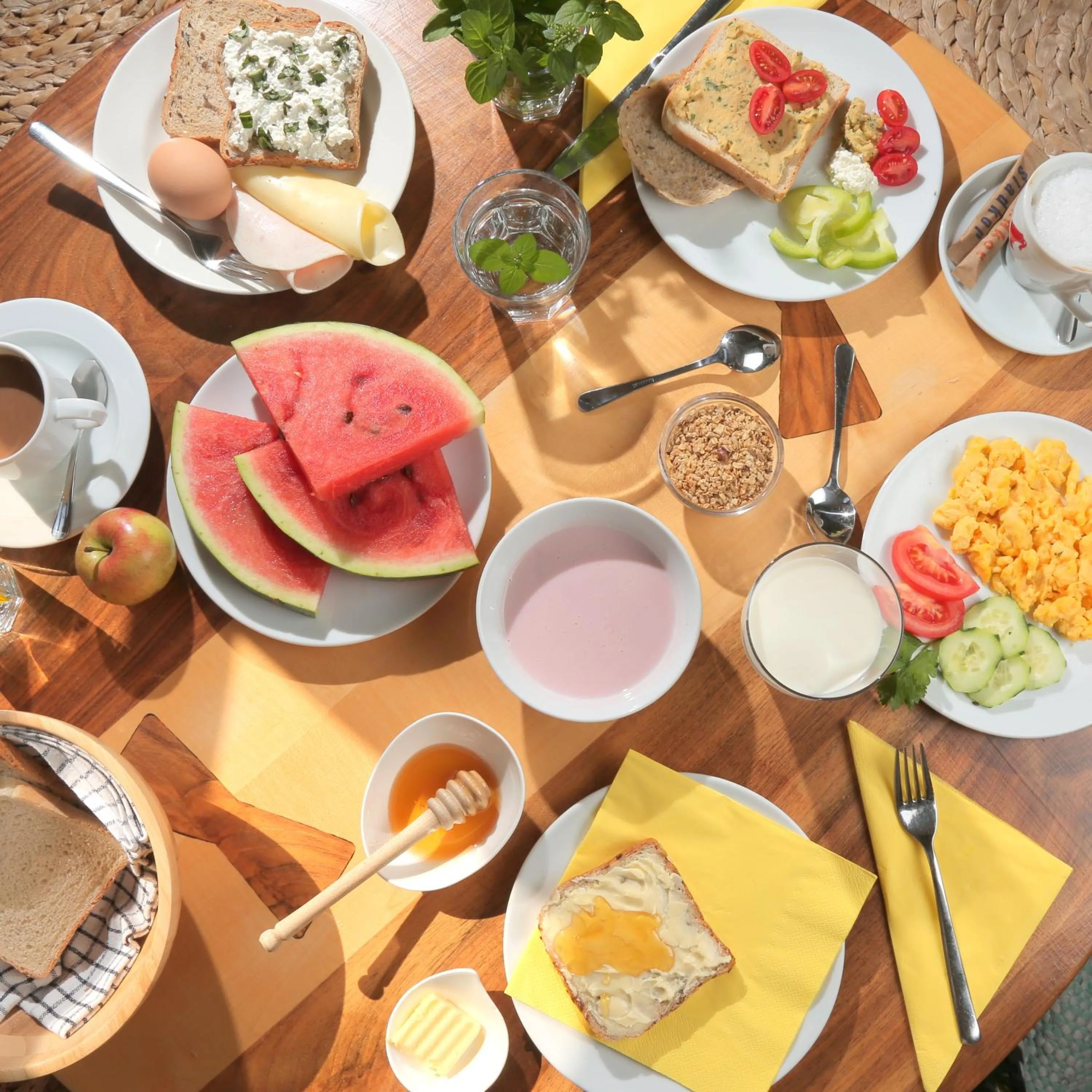 Breakfast in Hostel Celica