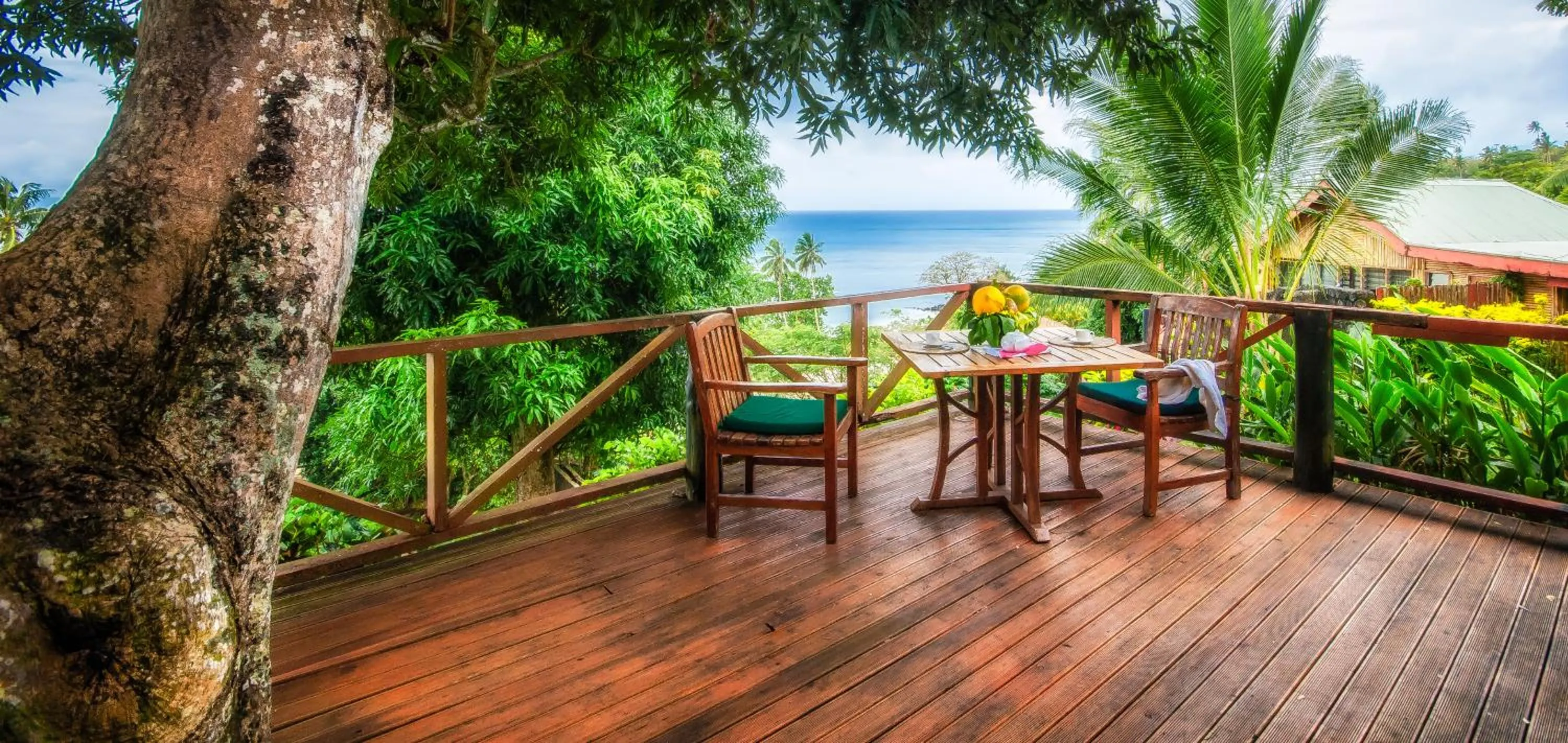 Balcony/Terrace in Maravu Taveuni Lodge
