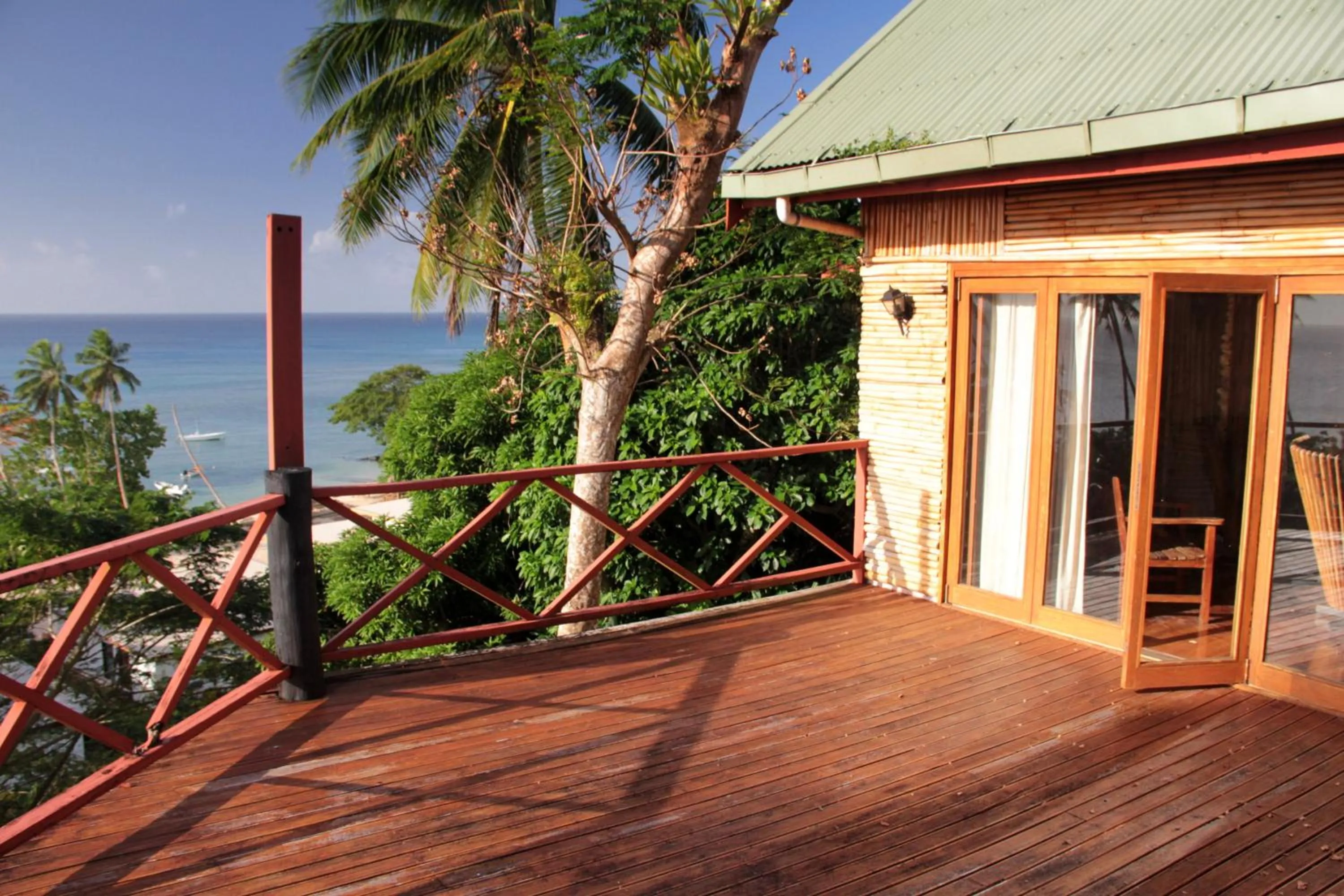 Balcony/Terrace in Maravu Taveuni Lodge