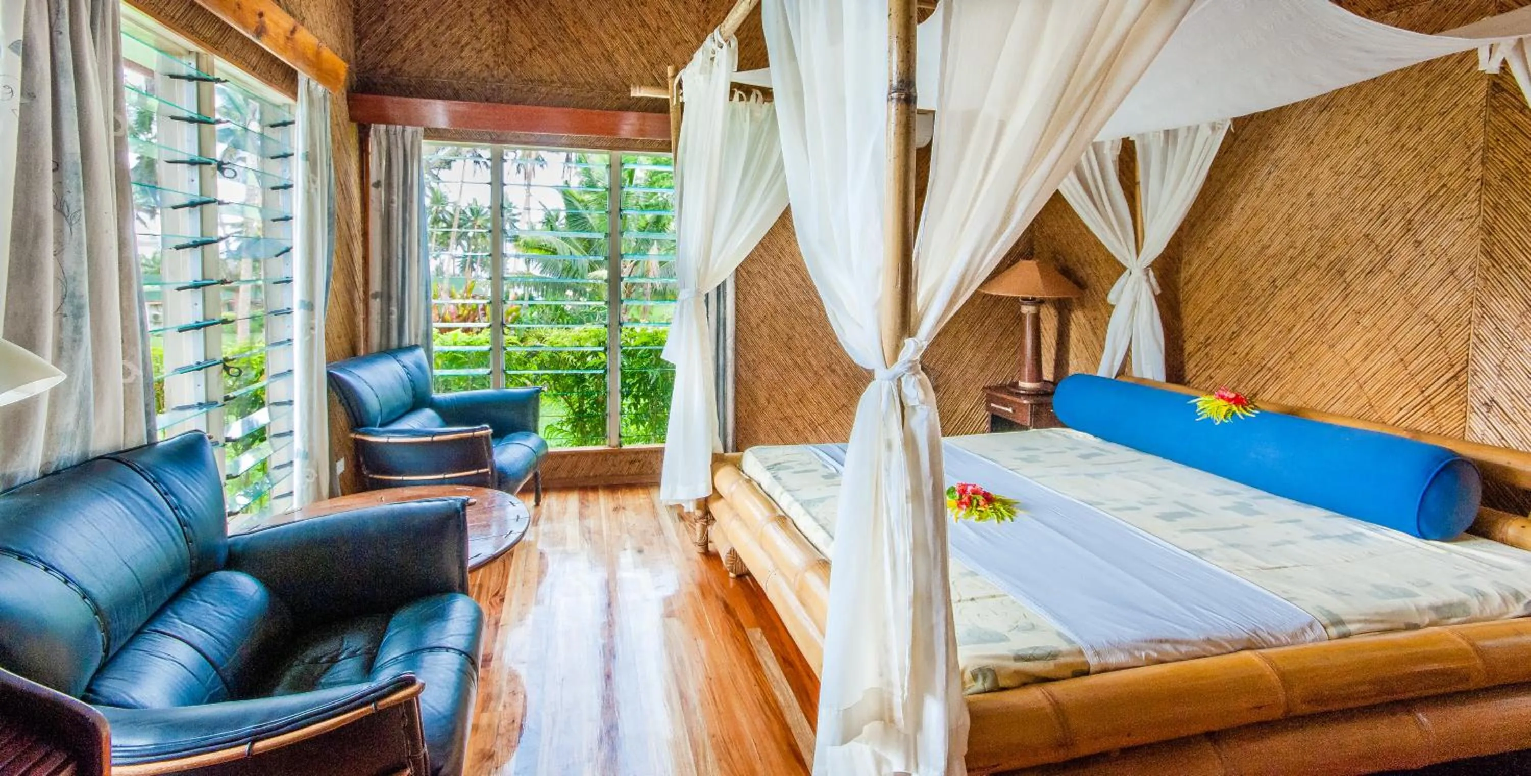 Bed in Maravu Taveuni Lodge