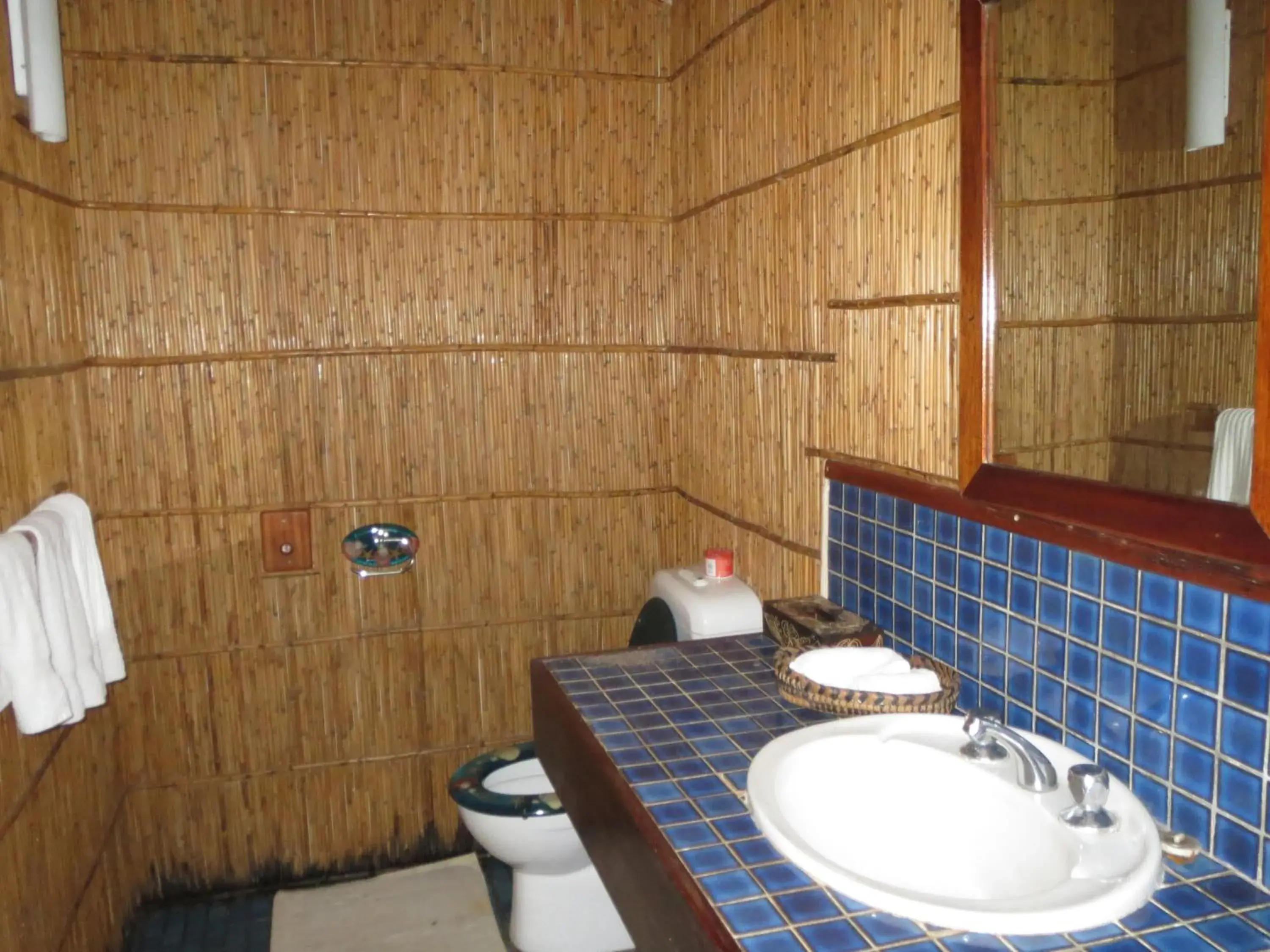 Bathroom in Maravu Taveuni Lodge Bathroom in Maravu Taveuni Lodge