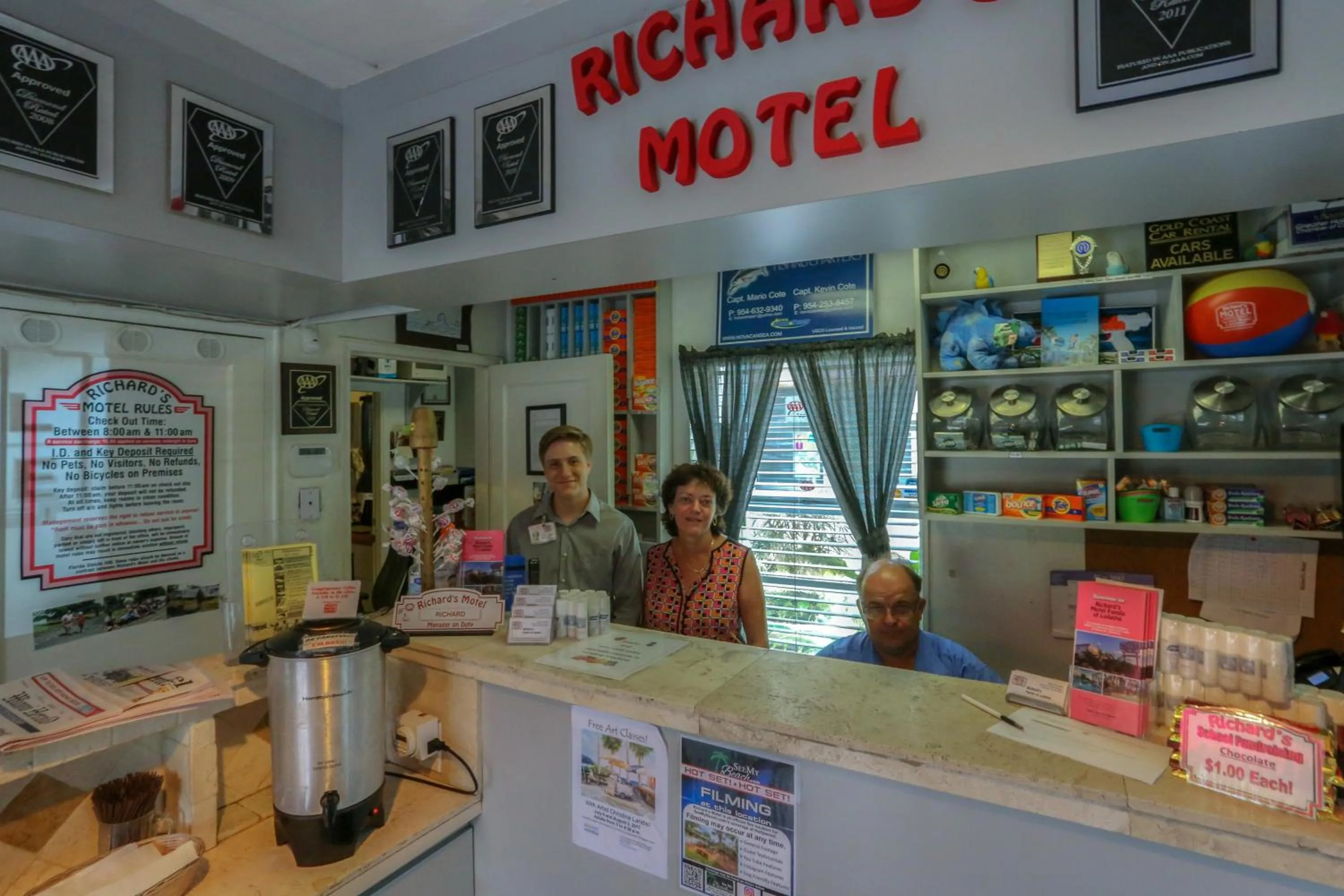 Property building in Richard's Motel